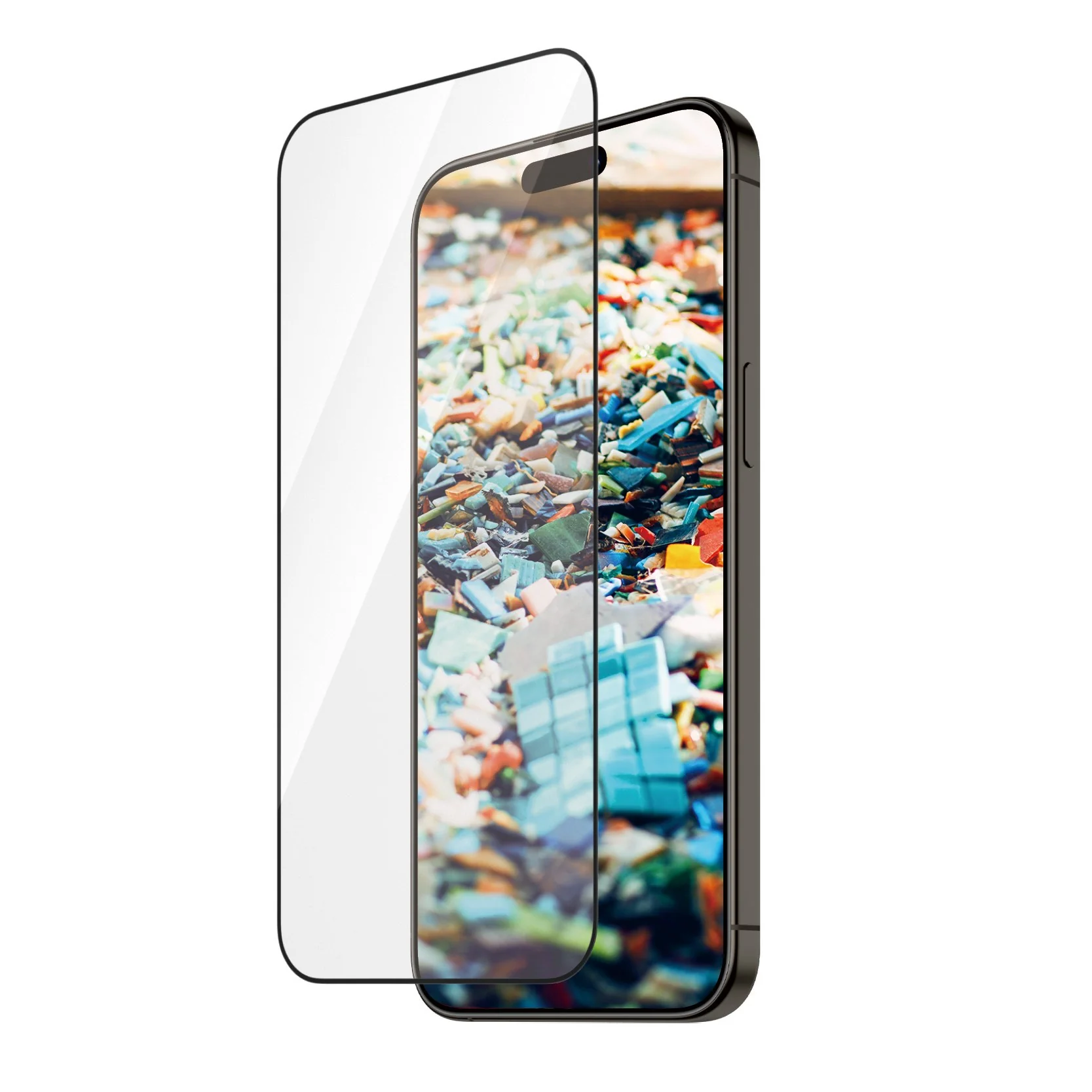 PanzerGlass® Re:fresh Screen Protector iPhone 15 Pro Max | Ultra-Wide Fit w. EasyAligner