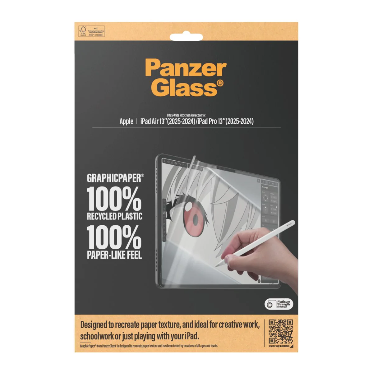 PanzerGlass® GraphicPaper® Screen Protector iPad Air 13'' (2024-2026) | iPad Pro 13'' (2024-2025) | Ultra-Wide Fit - Image 3