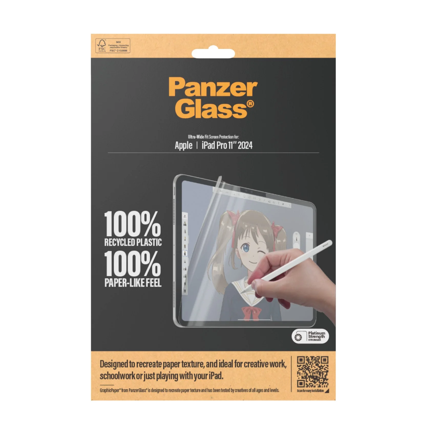 PanzerGlass® GraphicPaper® Screen Protector iPad Pro 11'' (2024-2025) | Ultra-Wide Fit - Image 3