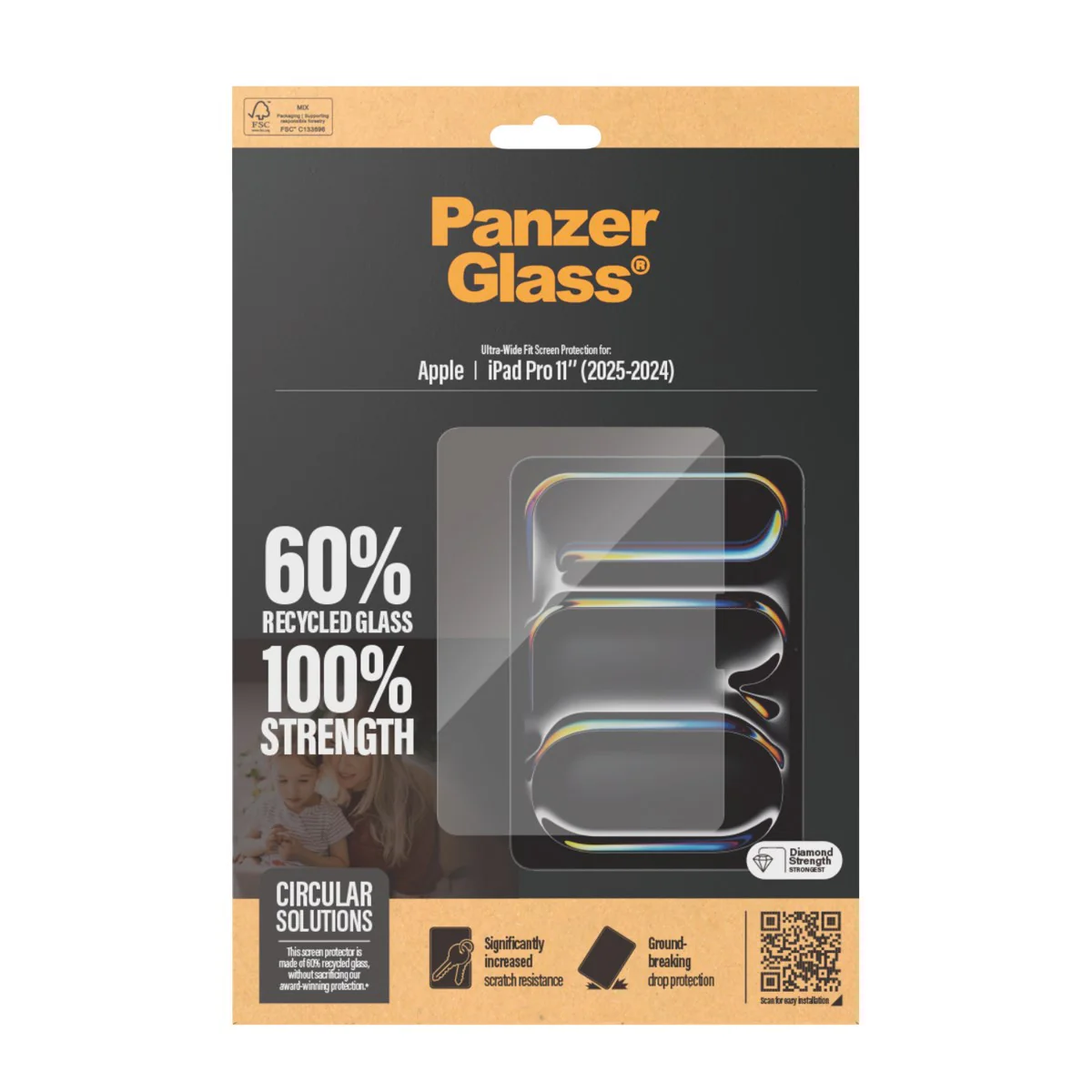 PanzerGlass® Screen Protector iPad Pro 11'' (2024-2025) | Ultra-Wide Fit - Image 3