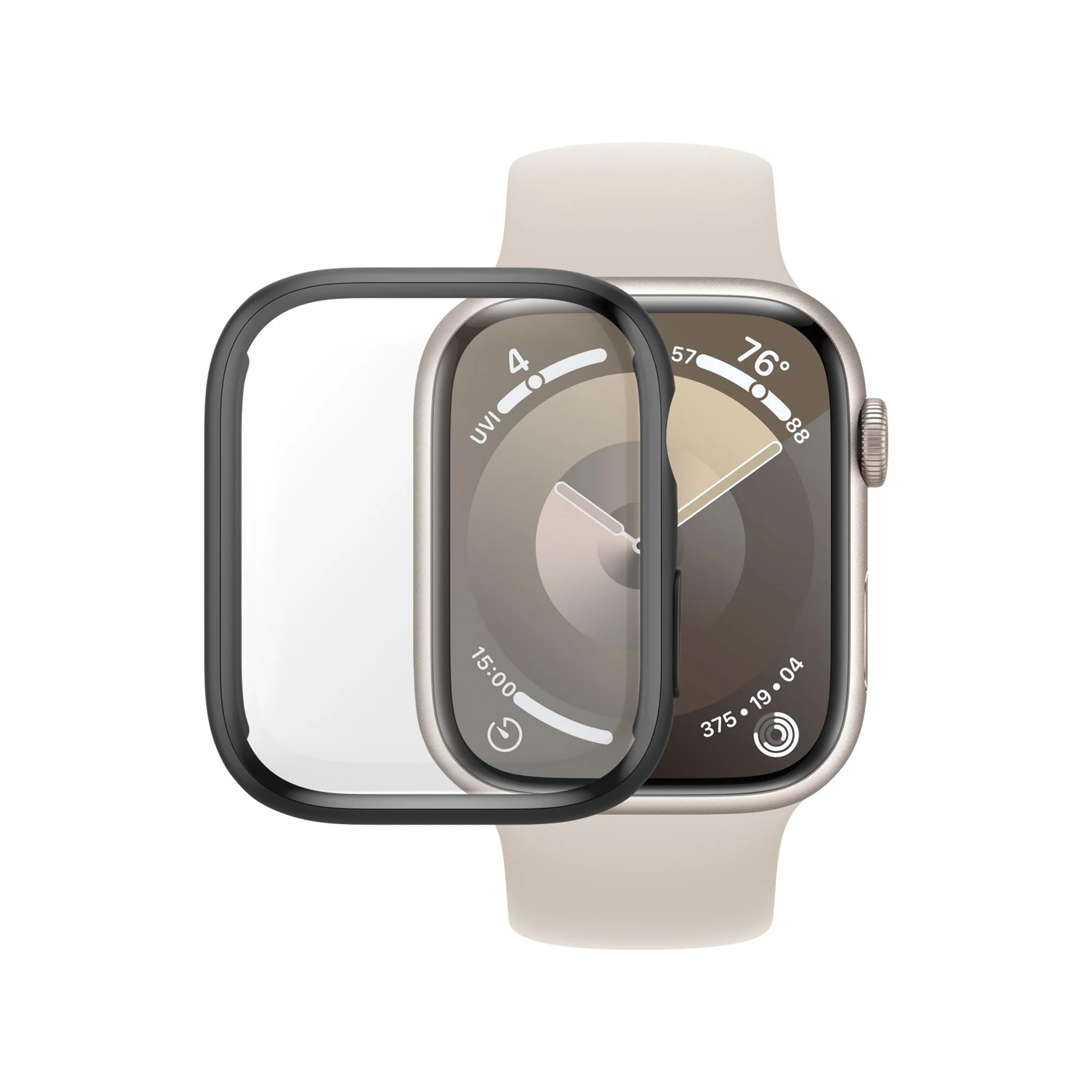PanzerGlass® Full Body Black w. D3O® Apple Watch Series 9 | 45mm