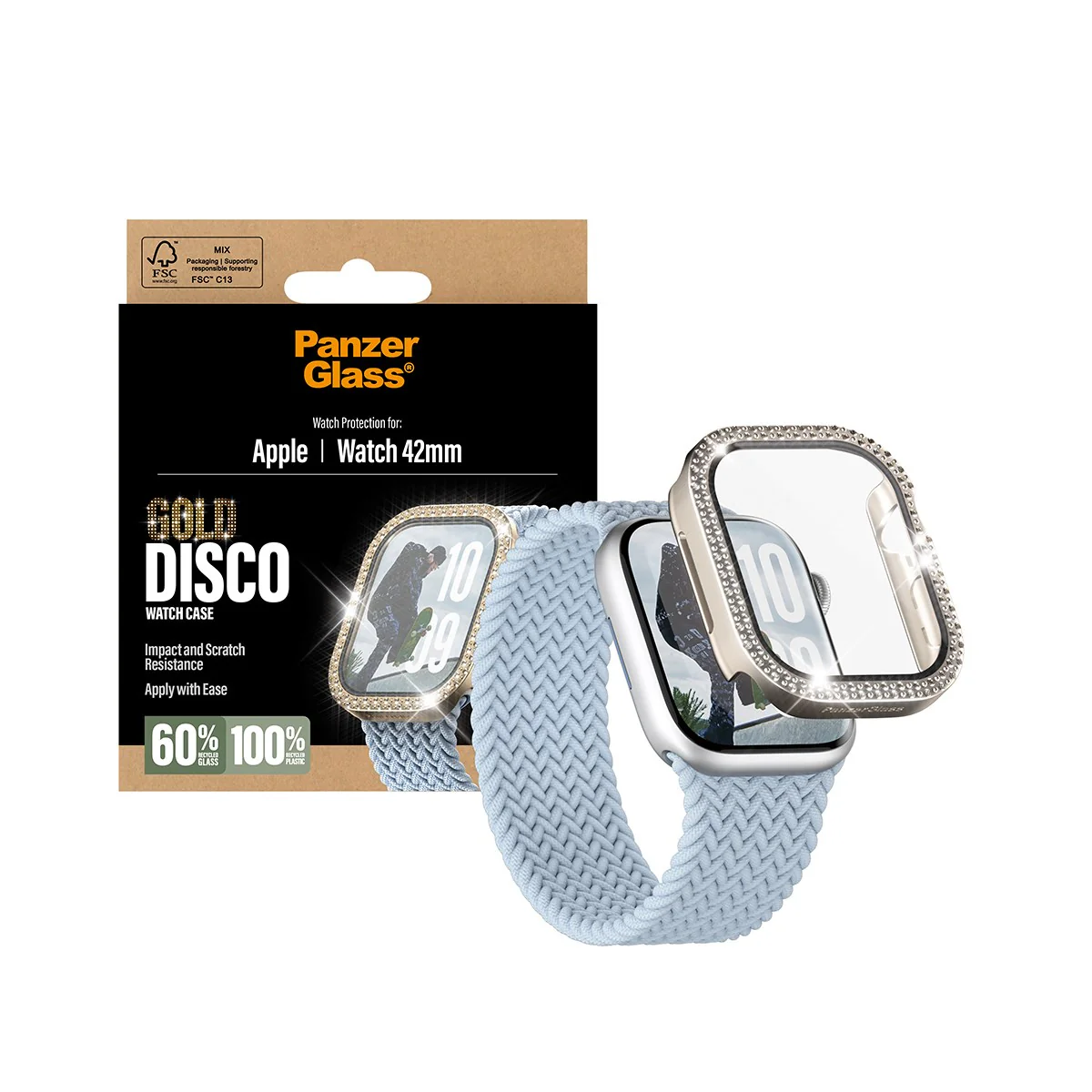 PanzerGlass® Full body Case Disco Gold Apple Watch Series 11 | 10 | 42mm - Image 5