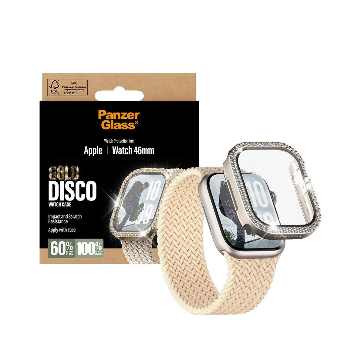 PanzerGlass® Full body Case Disco Gold Series 11 | 10 | 46mm - Image 5