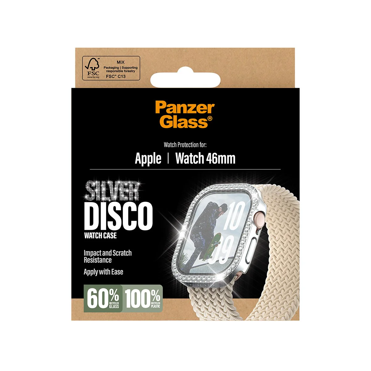 PanzerGlass® Full body Case Disco Silver Series 11 | 10 | 46mm - Image 3