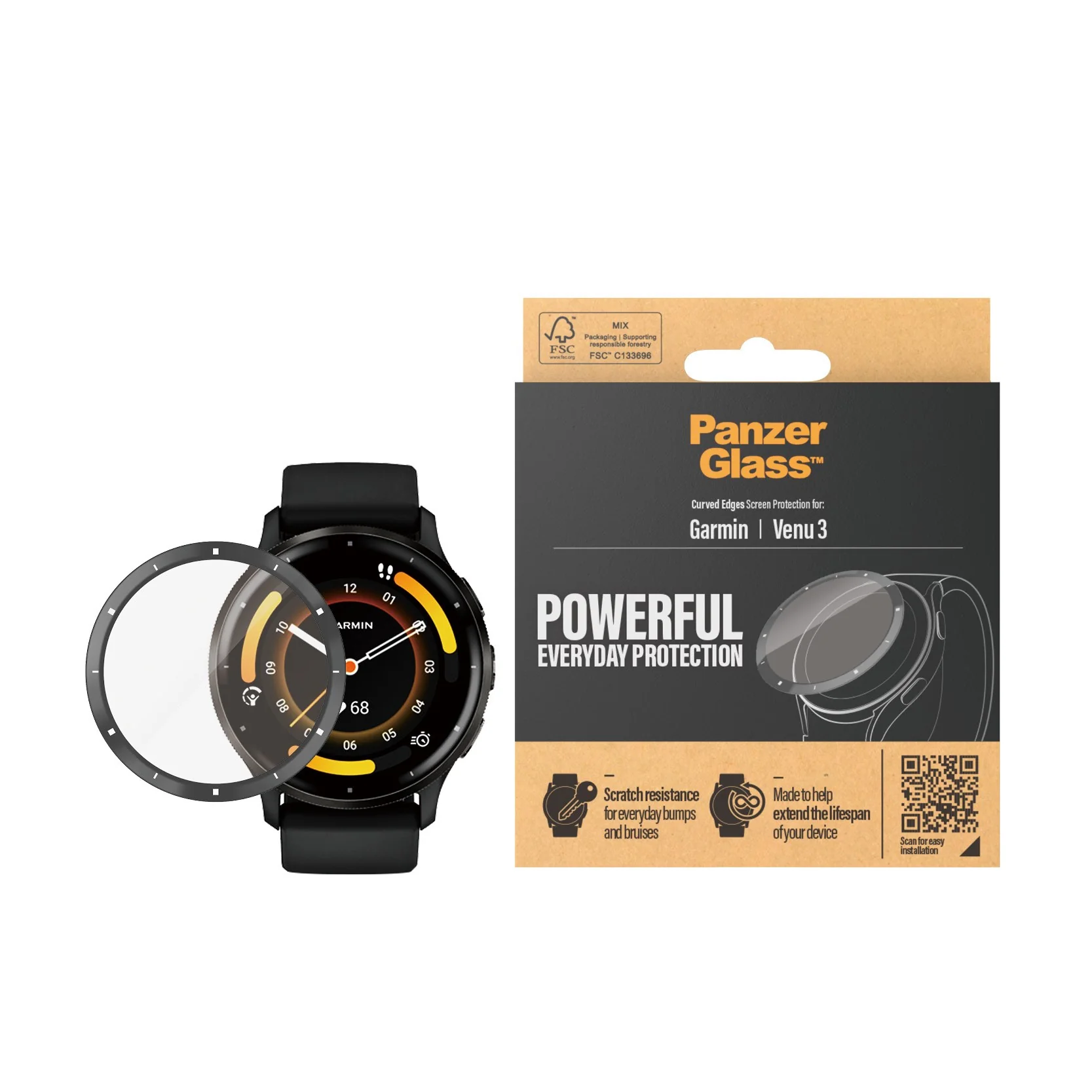 PanzerGlass® Screen Protector Garmin Venu 3 - Image 2