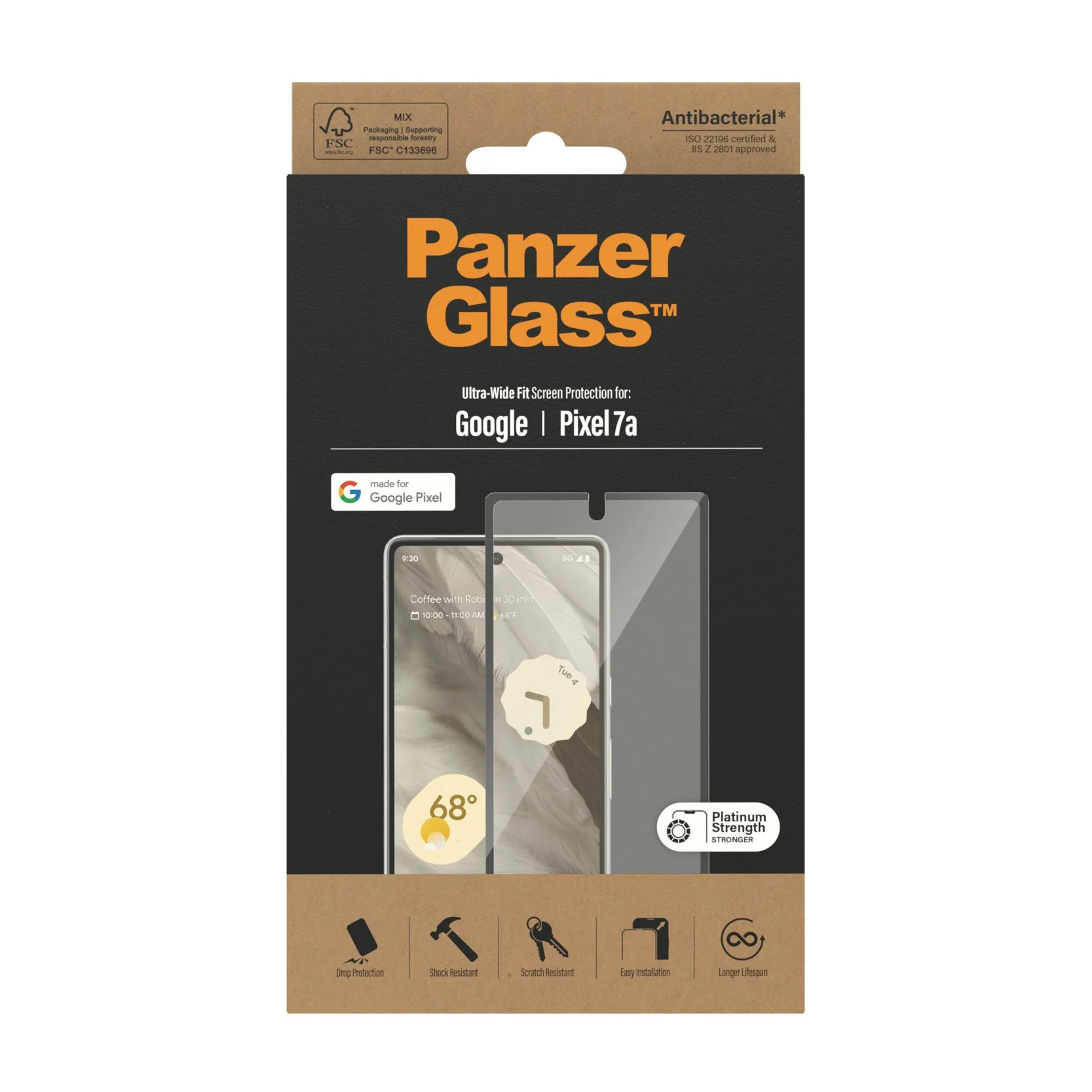 PanzerGlass® Screen Protector Google Pixel 7a | Ultra Wide Fit - Image 3