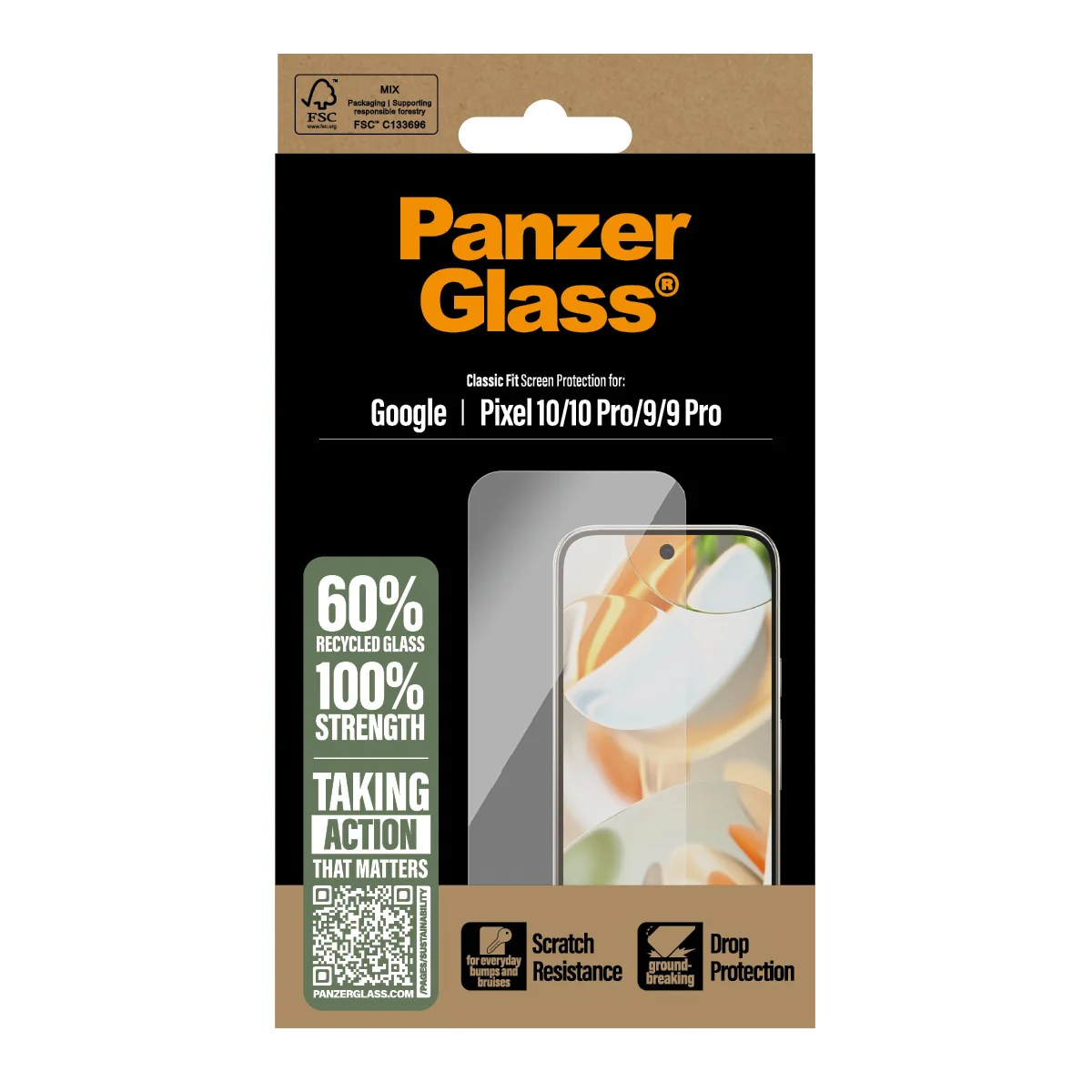 PanzerGlass® Screen Protector Google Pixel 10 | 10 Pro 5G | 9 5G | 9 Pro 5G | Classic Fit - Image 3