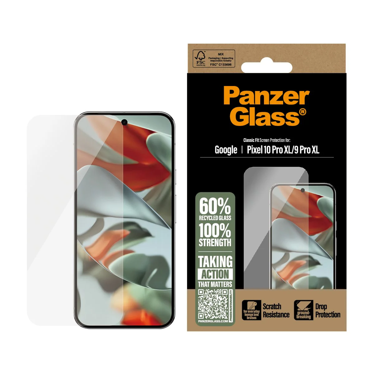 PanzerGlass® Screen Protector Google Pixel 10 Pro XL 5G | 9 Pro XL 5G | Classic Fit - Image 2