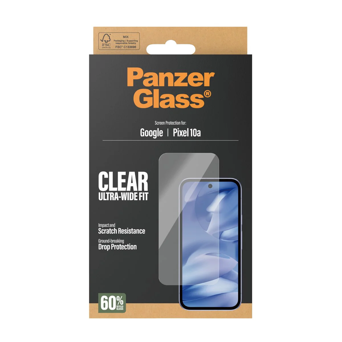 PanzerGlass® Screen Protector Google Pixel 10a 5G | Ultra-Wide Fit - Image 3