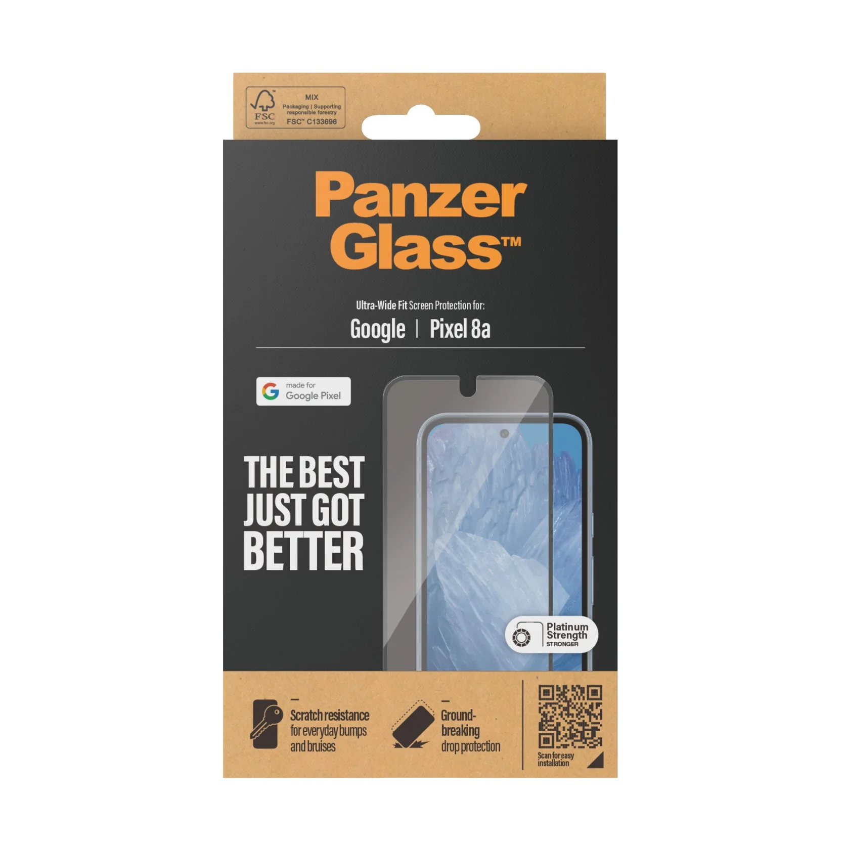 PanzerGlass® Screen Protector Google Pixel 8a | Ultra-Wide Fit - Image 3