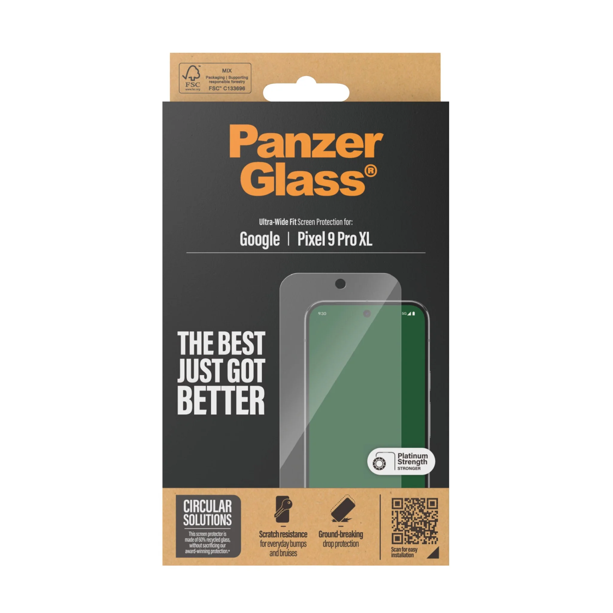 PanzerGlass® Screen Protector Google Pixel 9 Pro XL | Ultra-Wide Fit - Image 3