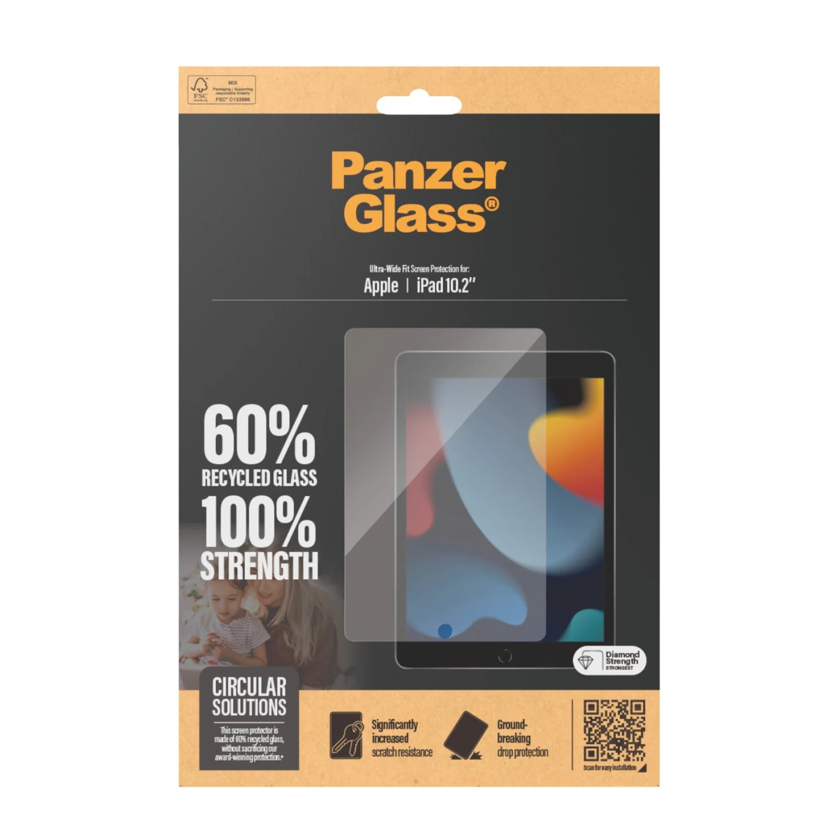 PanzerGlass® Screen Protector iPad 10.2'' (2019-2021) | Ultra-Wide Fit - Image 3