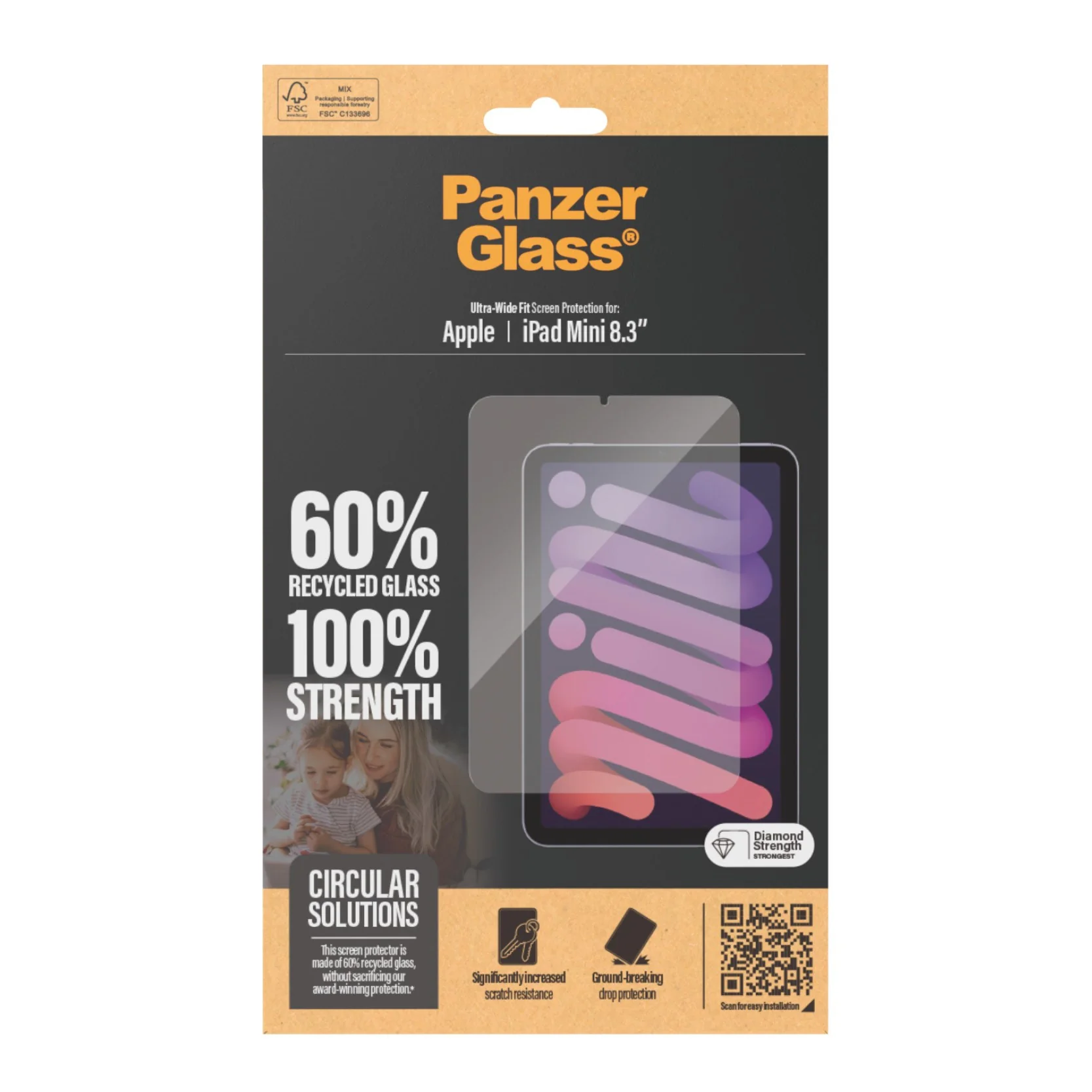 PanzerGlass® Screen Protector iPad Mini 8.3'' (2021, 2024) | Ultra-Wide Fit - Image 3