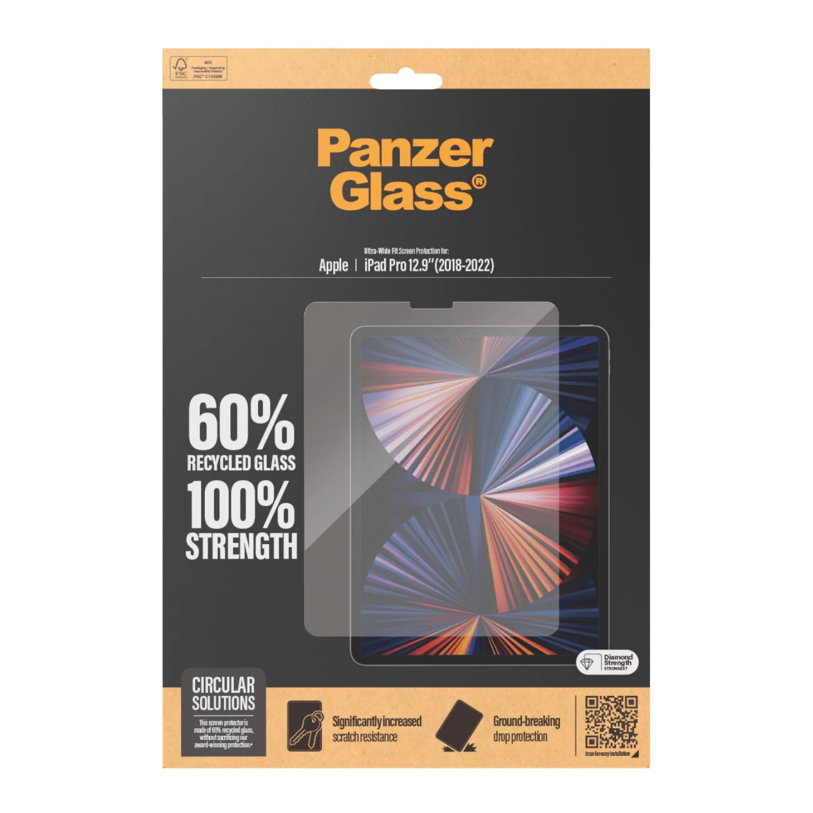 PanzerGlass® Screen Protector iPad Pro 12.9'' (2018, 2020, 2021, 2022) | Ultra-Wide Fit - Image 3