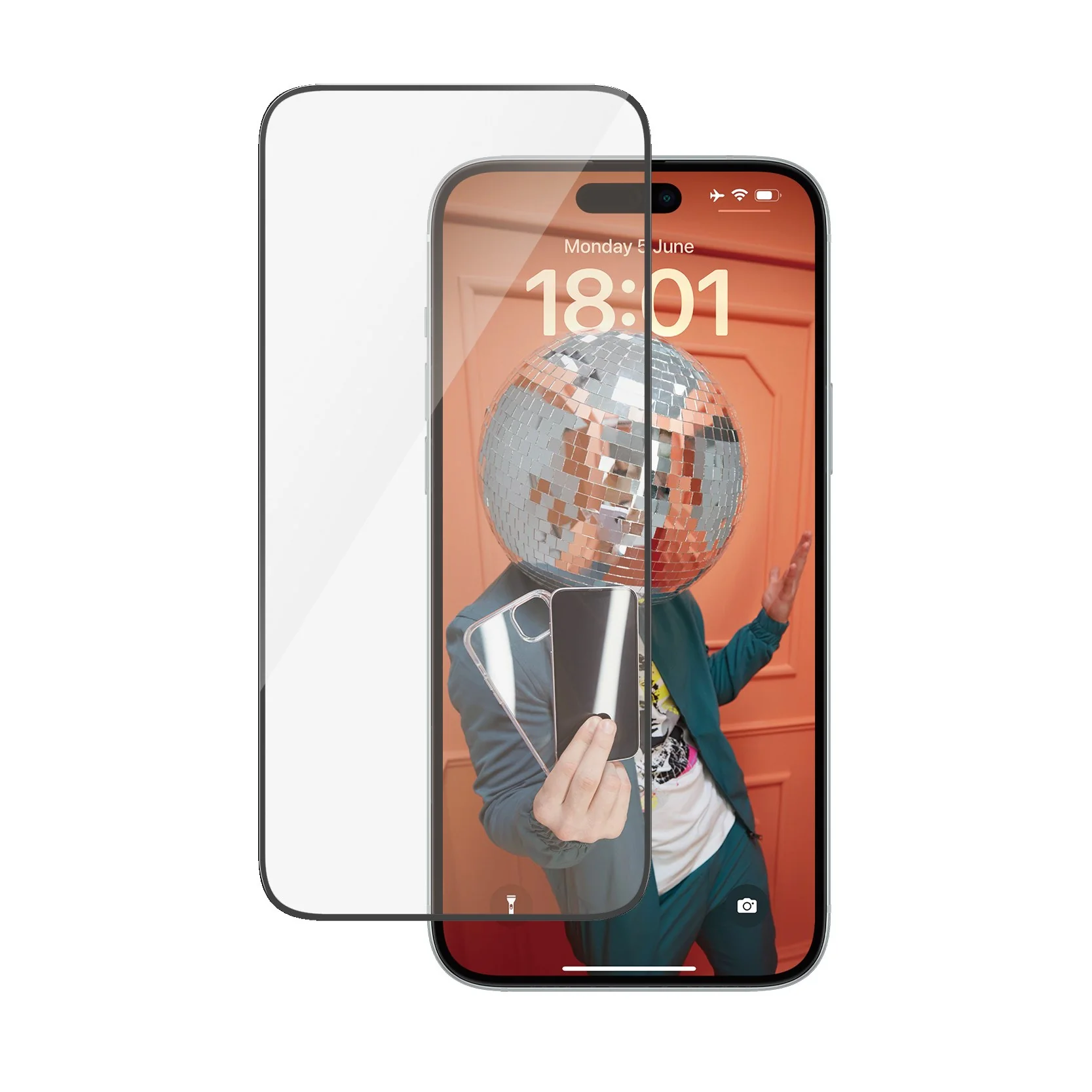 PanzerGlass® Screen Protector iPhone 15 Plus | Ultra-Wide Fit w. EasyAligner