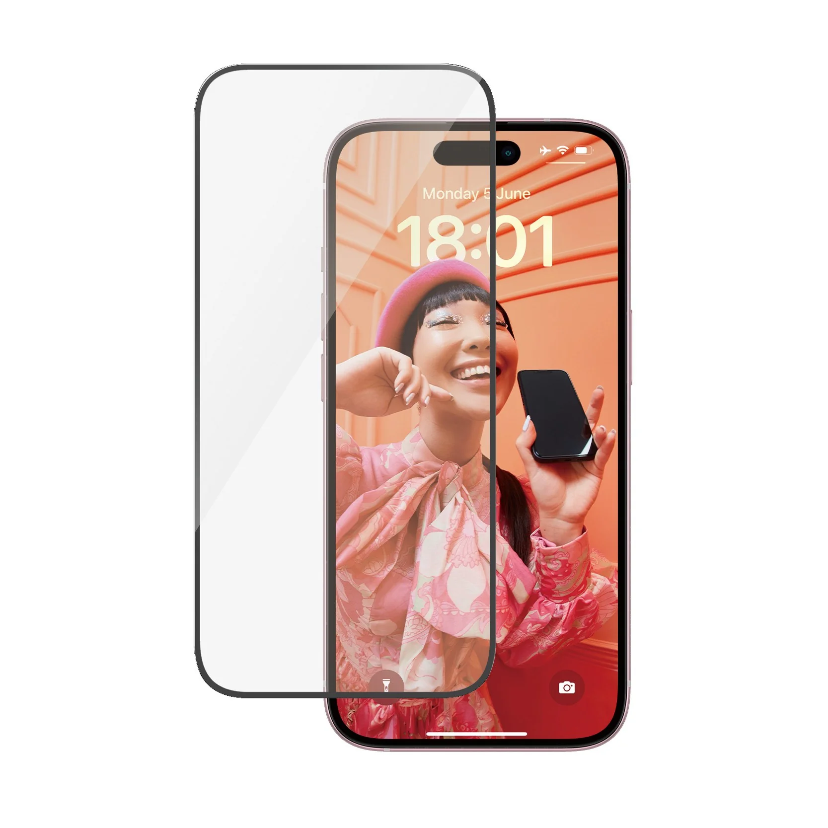 PanzerGlass® Screen Protector iPhone 15 | Ultra-Wide Fit w. EasyAligner