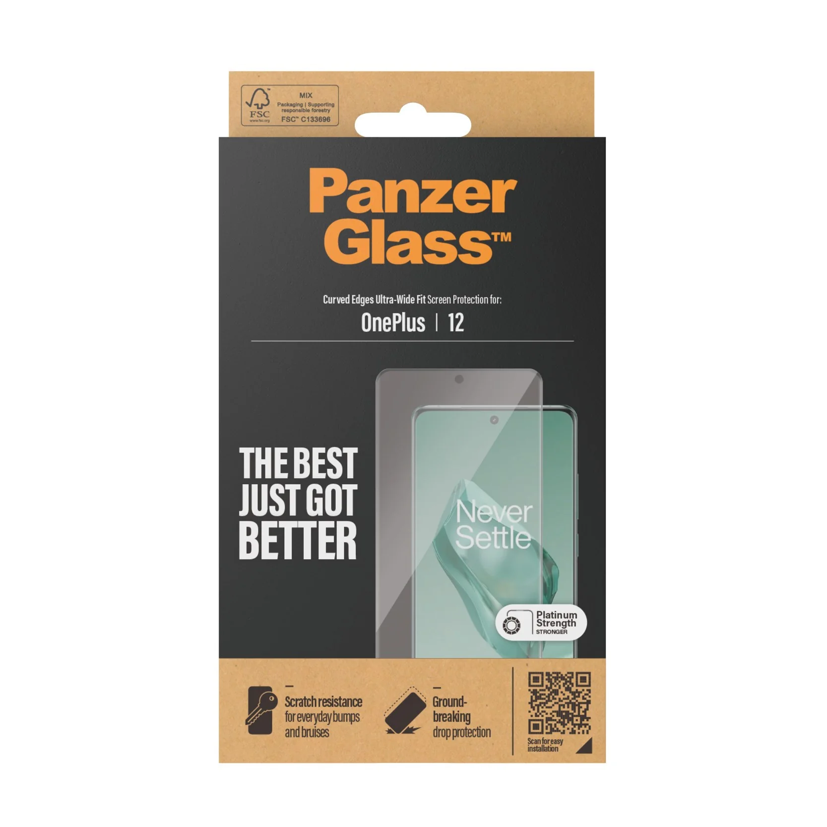PanzerGlass® Screen Protector OnePlus 12 | Ultra-Wide Fit - Image 3