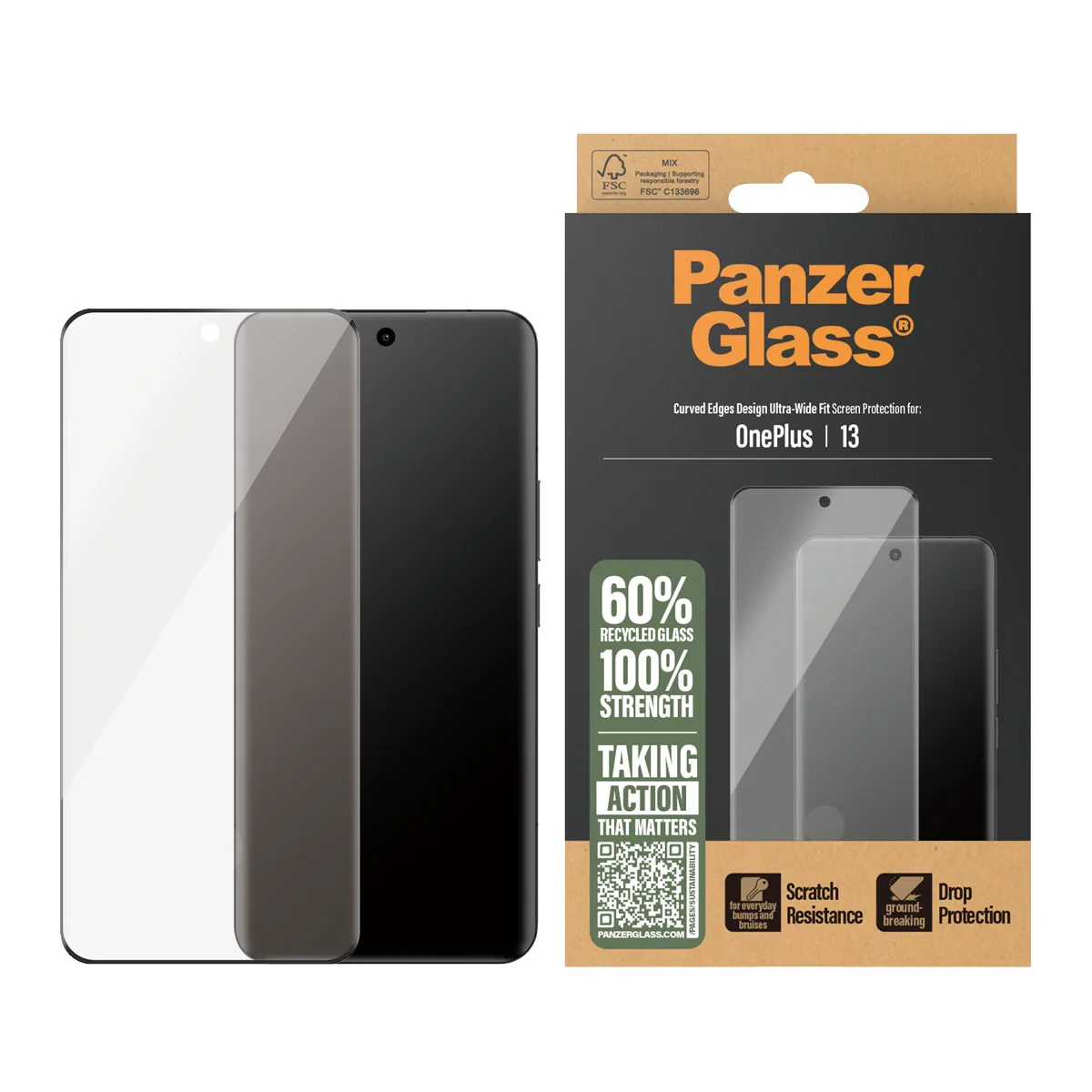 PanzerGlass® Screen Protector OnePlus 13 | Ultra-Wide Fit - Image 2