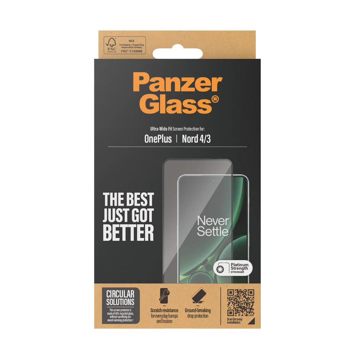 PanzerGlass® Screen Protector OnePlus Nord 4 | 3 | Ultra-Wide Fit - Image 3