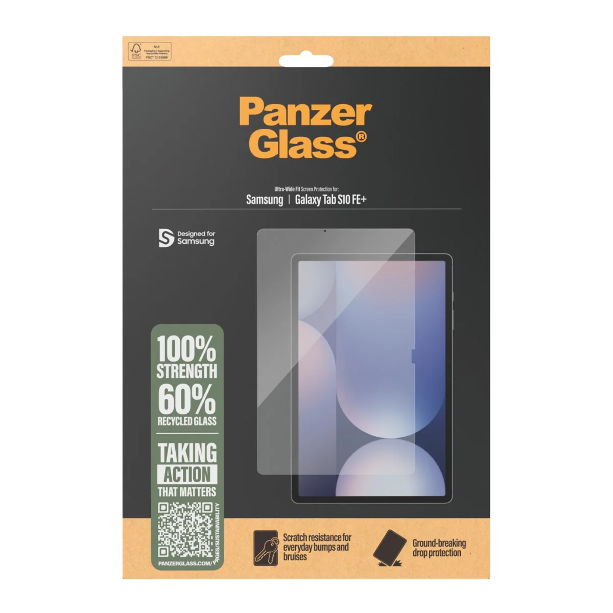 PanzerGlass® Screen Protector Samsung Galaxy Tab S10 FE+ | Ultra-Wide Fit - Image 3