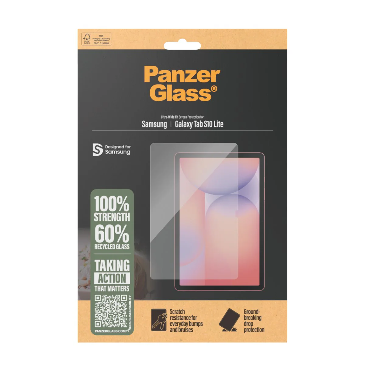 PanzerGlass® Screen Protector Samsung Galaxy Tab S10 Lite | Ultra-Wide Fit - Image 3