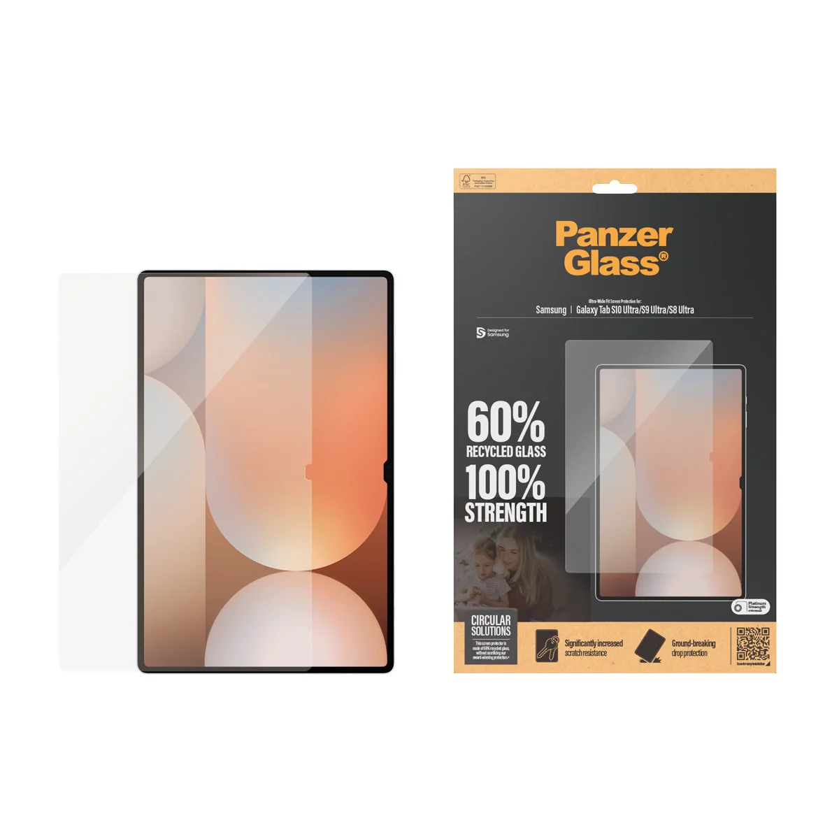 PanzerGlass® Screen Protector Samsung Galaxy Tab S8 Ultra | S9 Ultra | S10 Ultra | Ultra-Wide Fit - Image 2