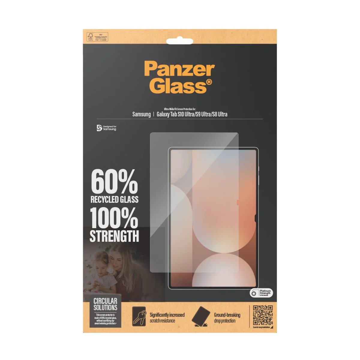 PanzerGlass® Screen Protector Samsung Galaxy Tab S8 Ultra | S9 Ultra | S10 Ultra | Ultra-Wide Fit - Image 3