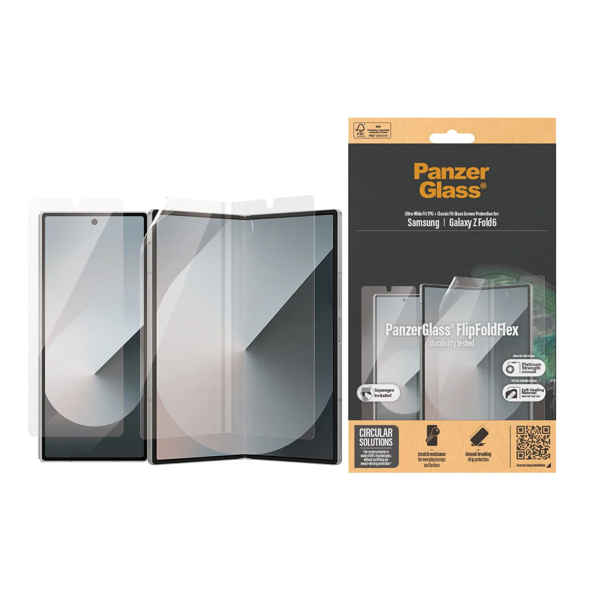 PanzerGlass® Screen Protector Samsung Galaxy Z Fold6 | Glass & Film - Image 2