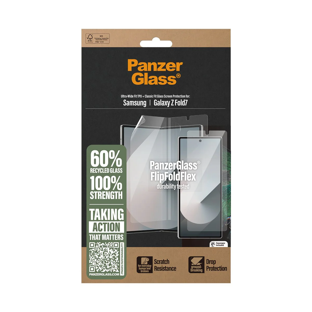 PanzerGlass® Screen Protector Samsung Galaxy Z Fold7 | Glass & Film - Image 3