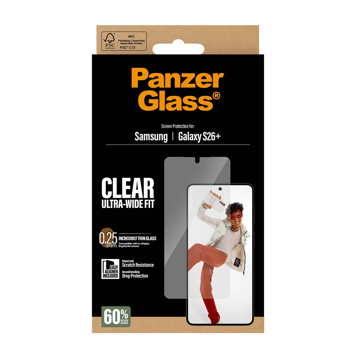 PanzerGlass® Screen Protector Samsung Galaxy S26+ | Ultra-Wide Fit w. EasyAligner - Image 3