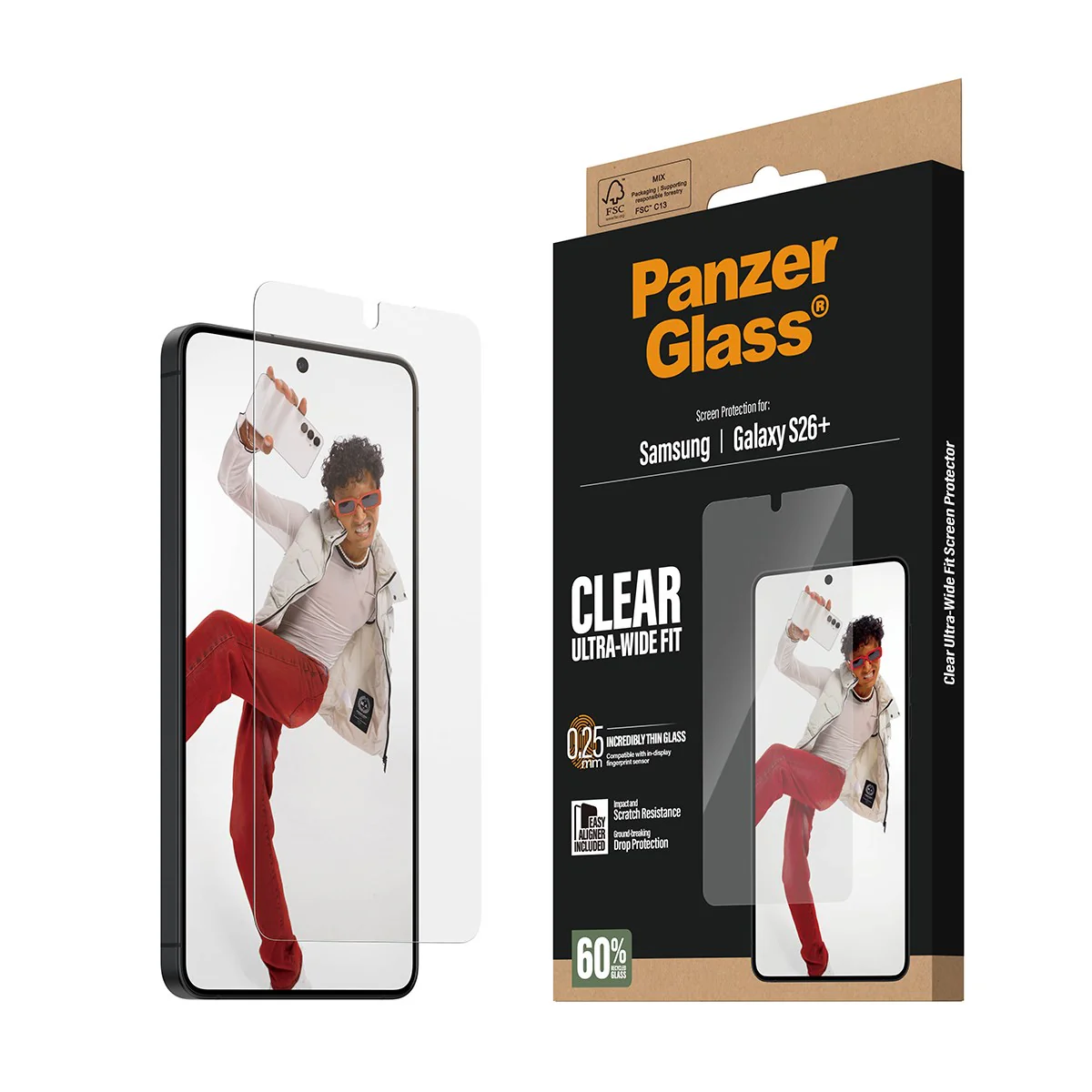 PanzerGlass® Screen Protector Samsung Galaxy S26+ | Ultra-Wide Fit w. EasyAligner - Image 6