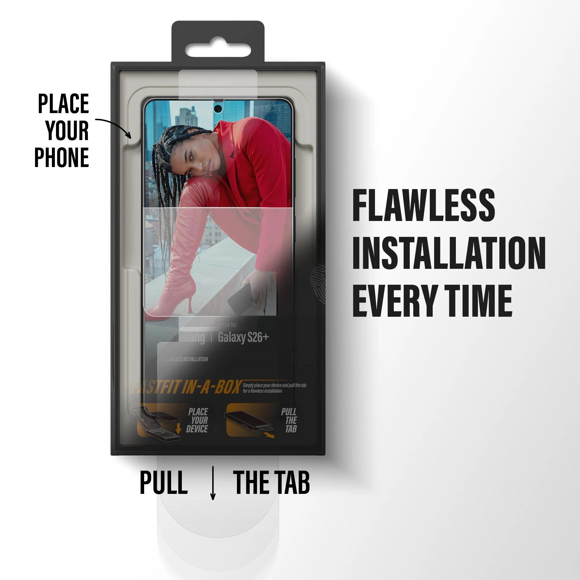PanzerGlass® Screen Protector Samsung Galaxy S26+ | Ultra-Wide Fit w. FASTFIT IN-A-BOX - Image 7
