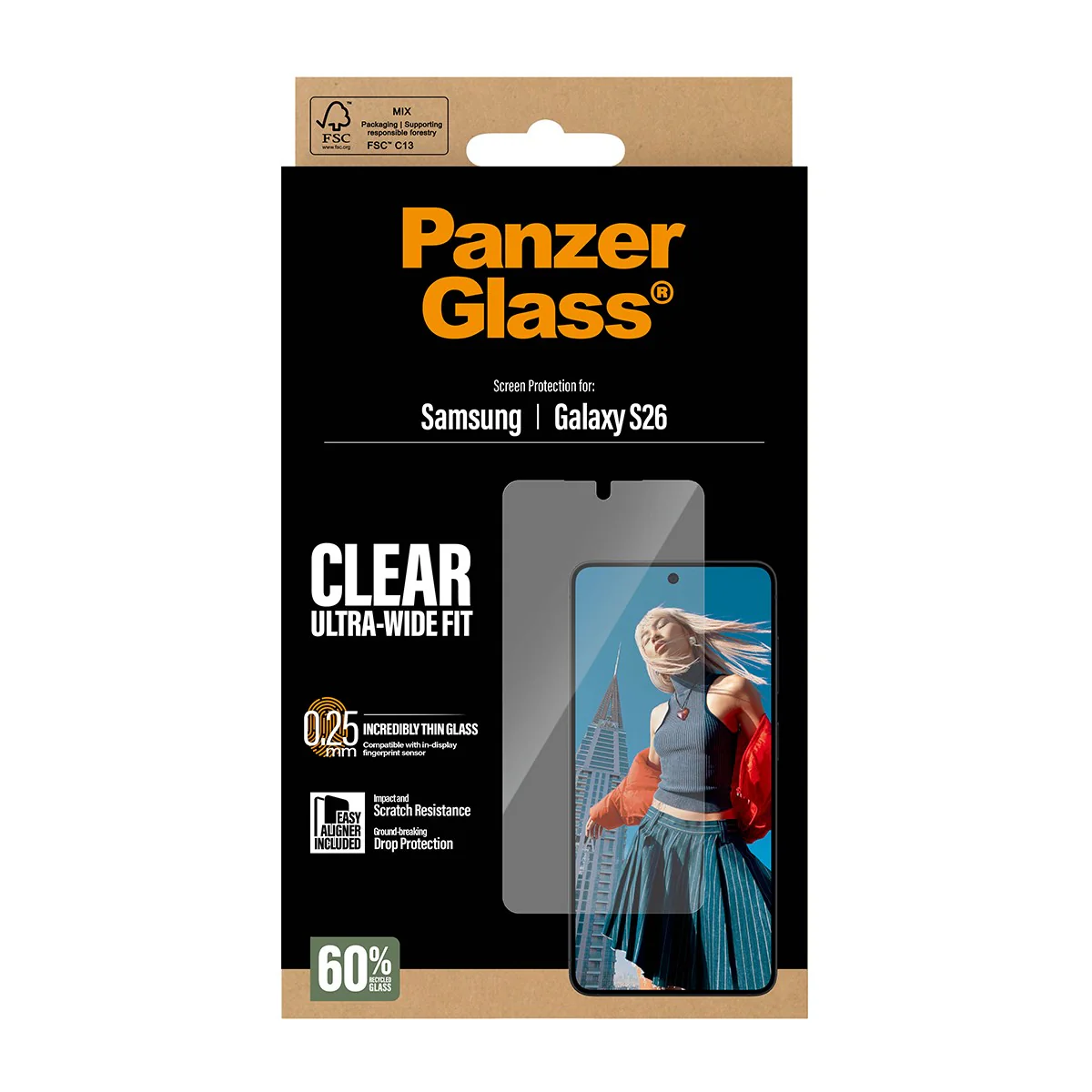 PanzerGlass® Screen Protector Samsung Galaxy S26 | Ultra-Wide Fit w. EasyAligner - Image 3