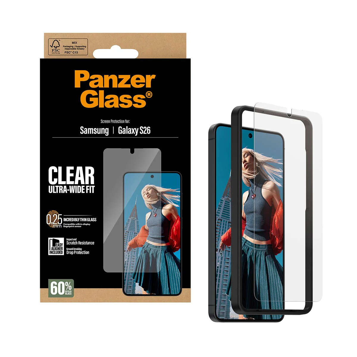 PanzerGlass® Screen Protector Samsung Galaxy S26 | Ultra-Wide Fit w. EasyAligner - Image 5