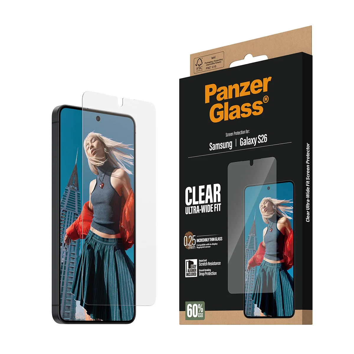 PanzerGlass® Screen Protector Samsung Galaxy S26 | Ultra-Wide Fit w. EasyAligner - Image 6