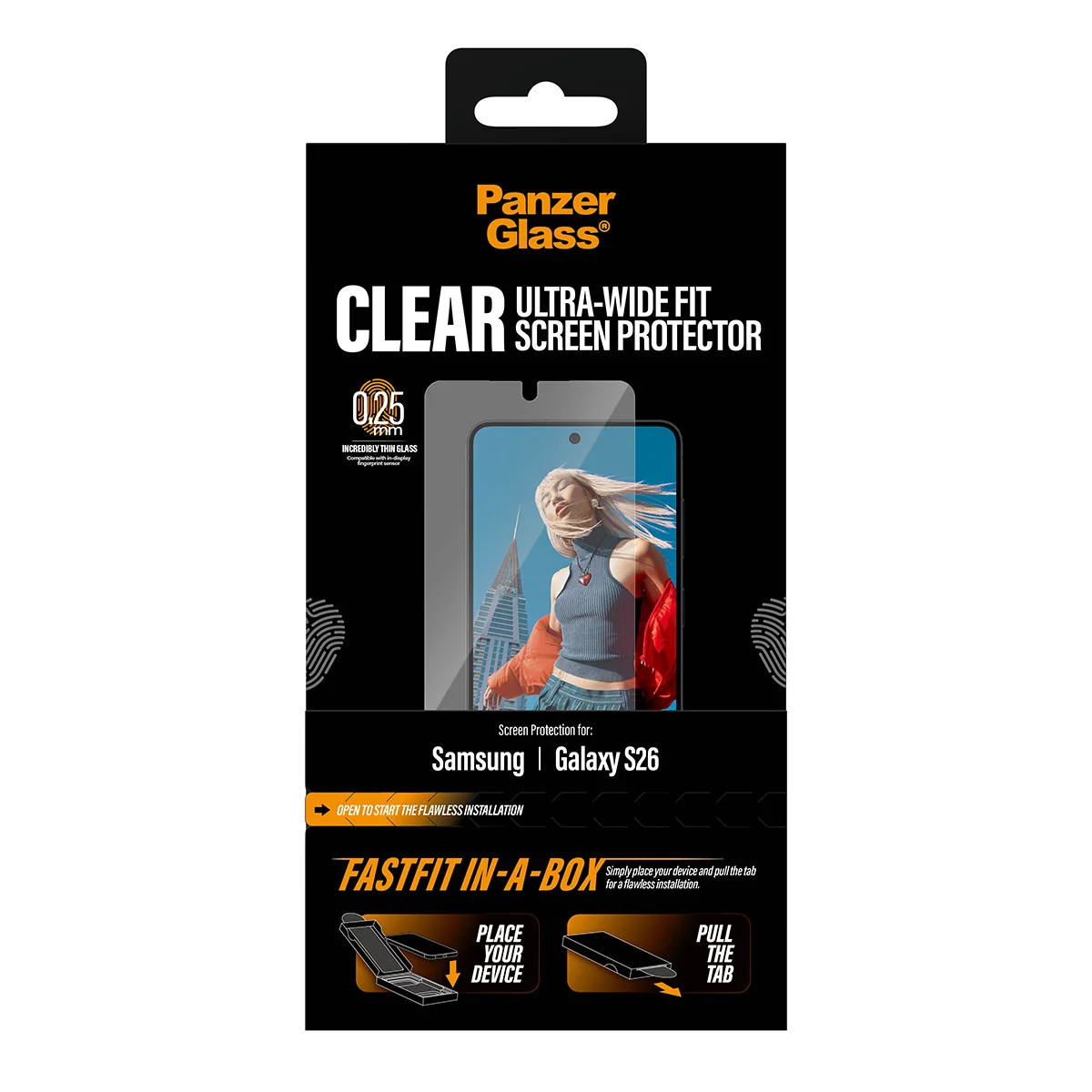 PanzerGlass® Screen Protector Samsung Galaxy S26 | Ultra-Wide Fit w. FASTFIT IN-A-BOX - Image 3