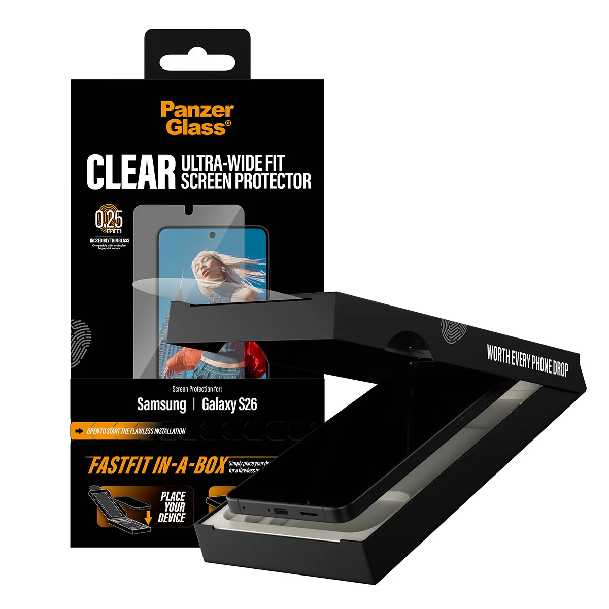 PanzerGlass® Screen Protector Samsung Galaxy S26 | Ultra-Wide Fit w. FASTFIT IN-A-BOX - Image 5