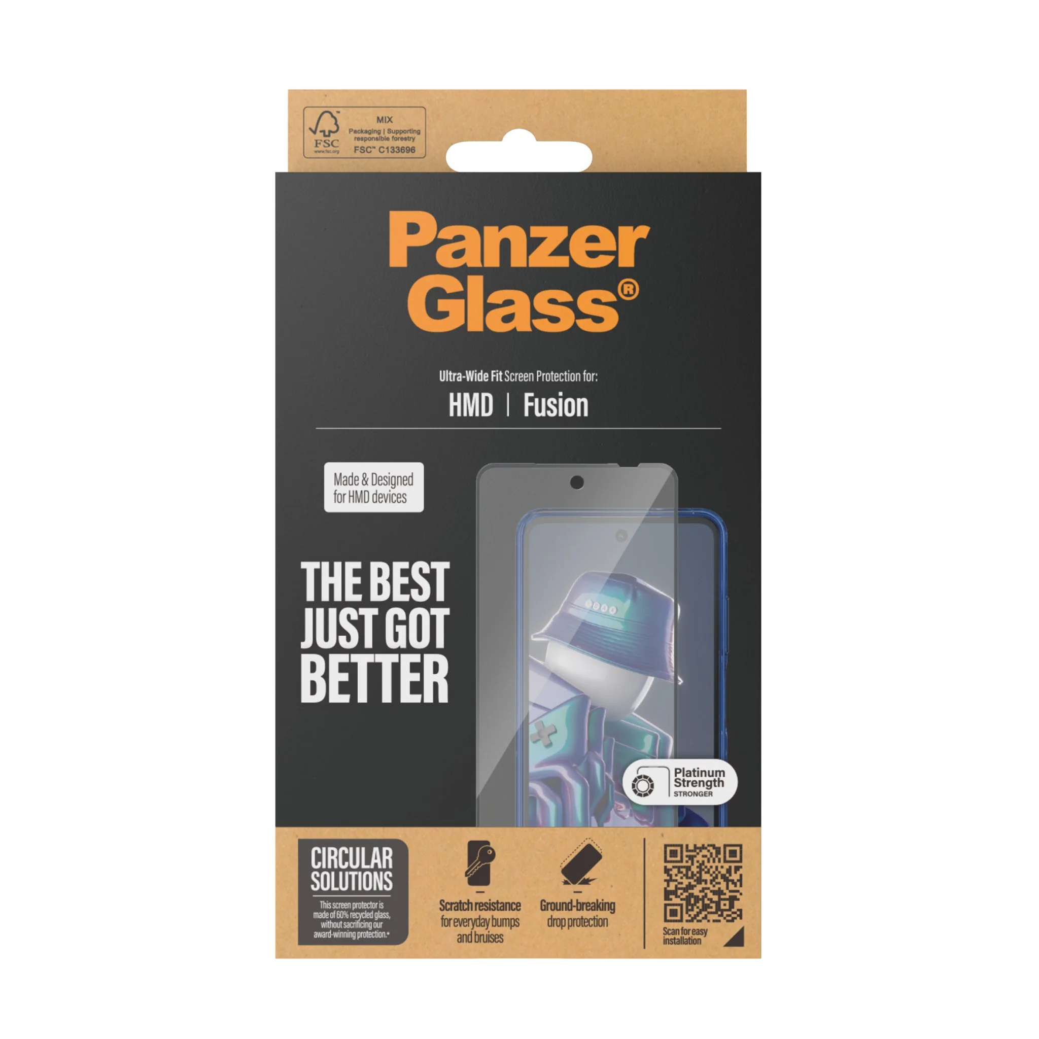 PanzerGlass® Screen Protector HMD Fusion | Ultra-Wide Fit - Image 3