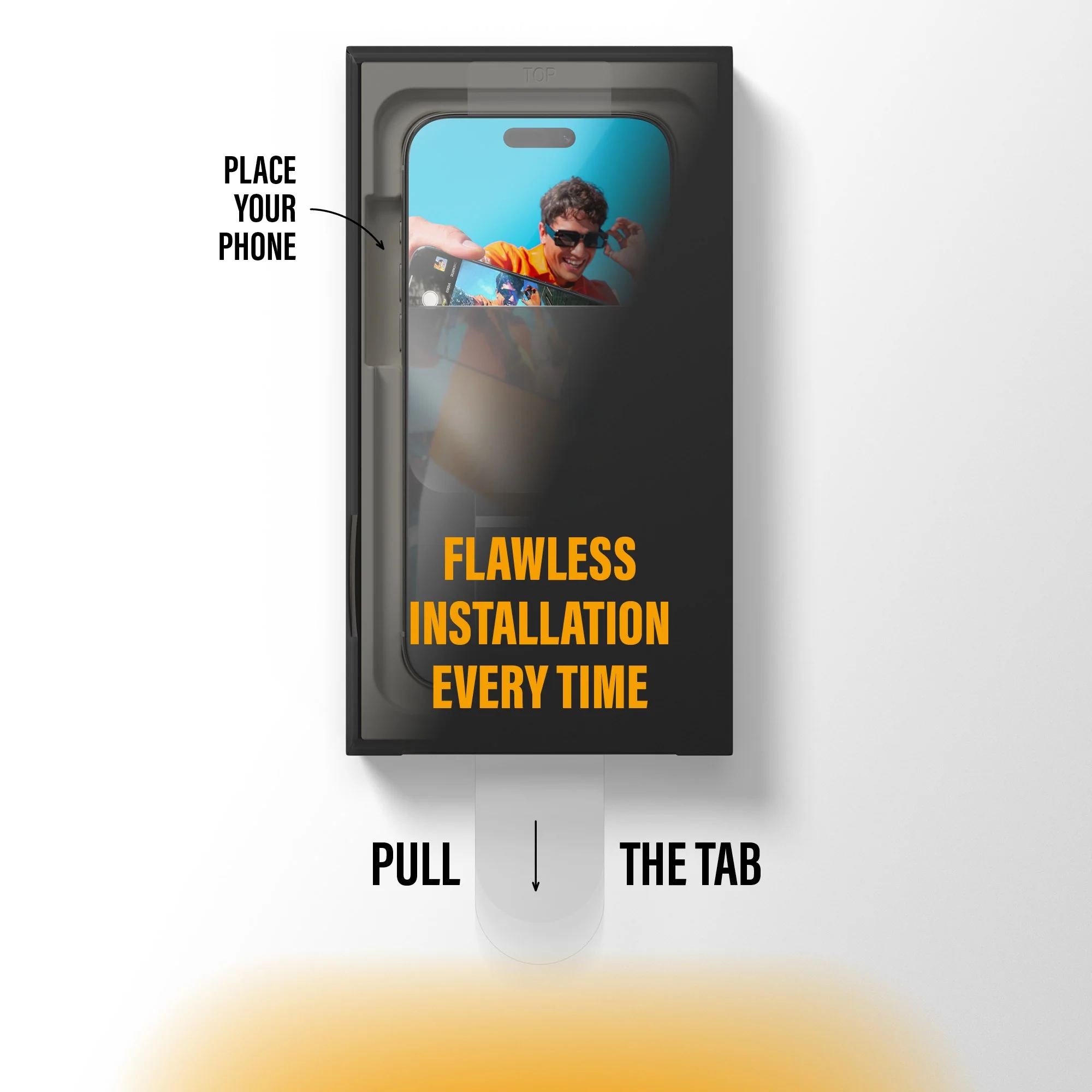 PanzerGlass® Screen Protector iPhone 17 Pro Max | Ultra-Wide Fit w. FASTFIT IN-A-BOX - Image 7