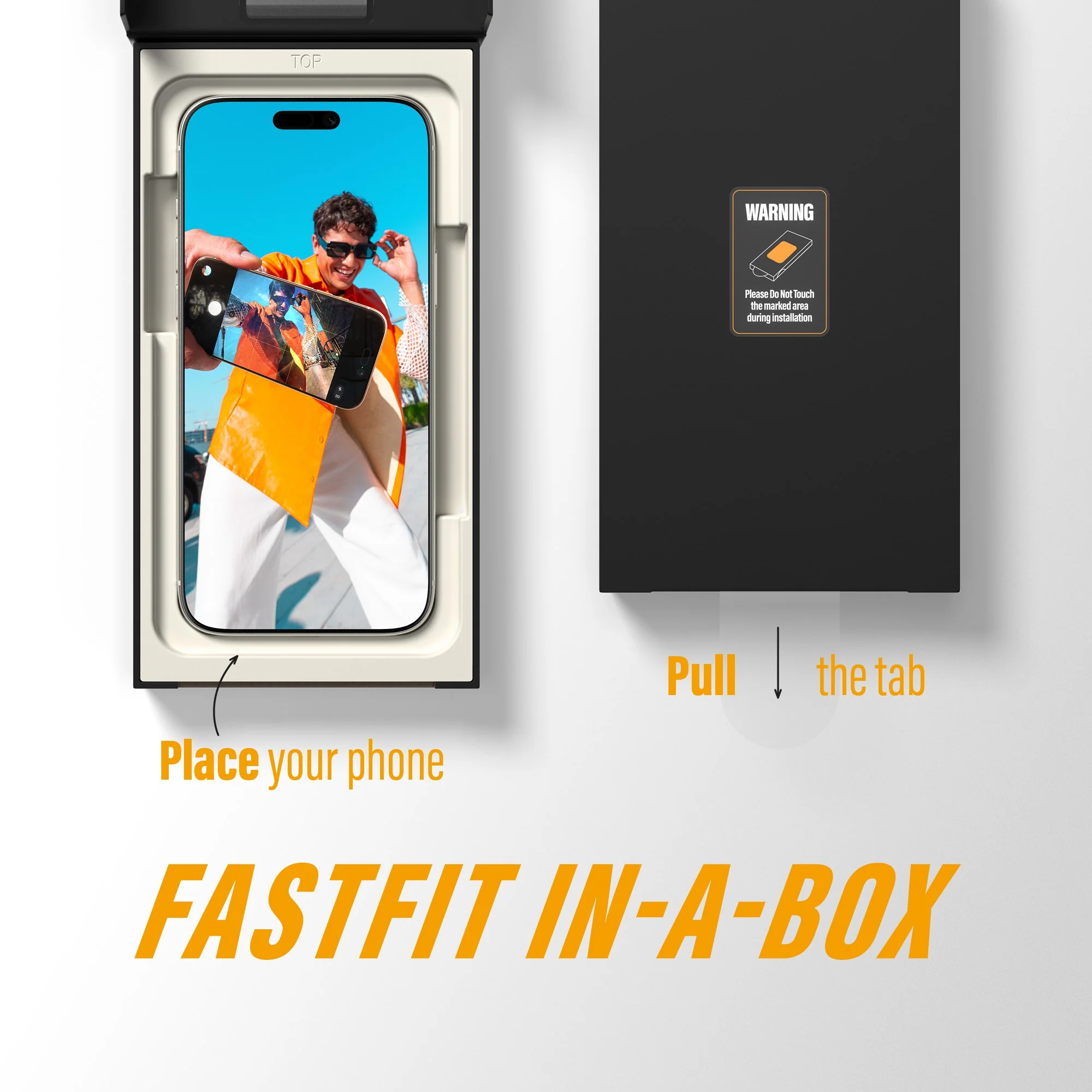 PanzerGlass® Screen Protector iPhone 17 Pro Max | Ultra-Wide Fit w. FASTFIT IN-A-BOX - Image 9