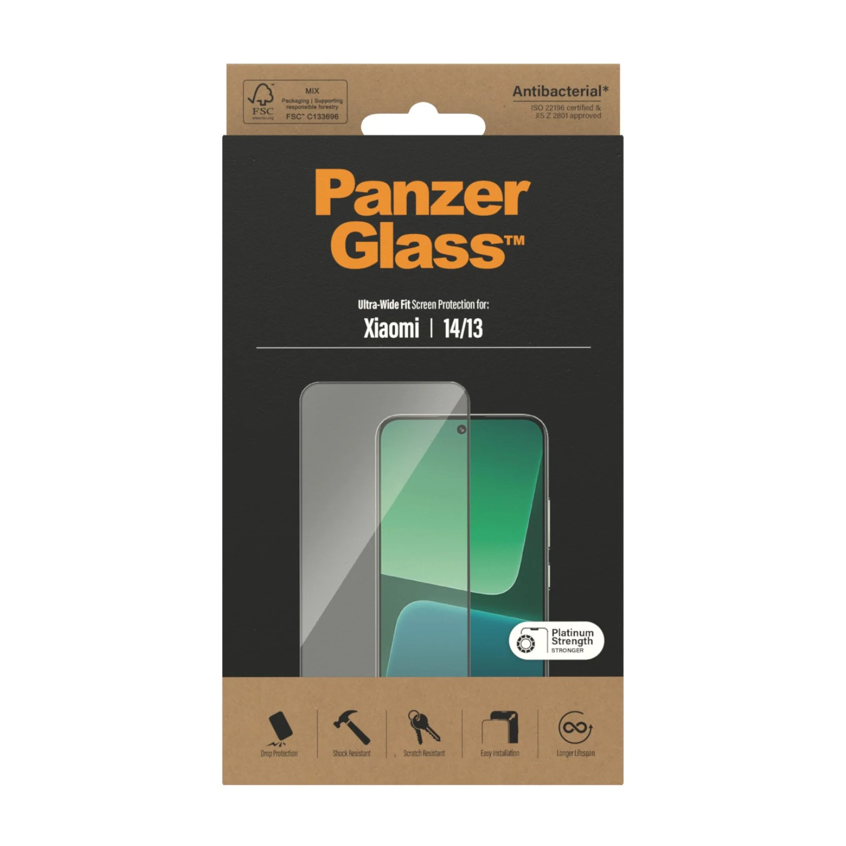 PanzerGlass® Screen Protector Xiaomi 14 | 13 | Ultra-Wide Fit - Image 3