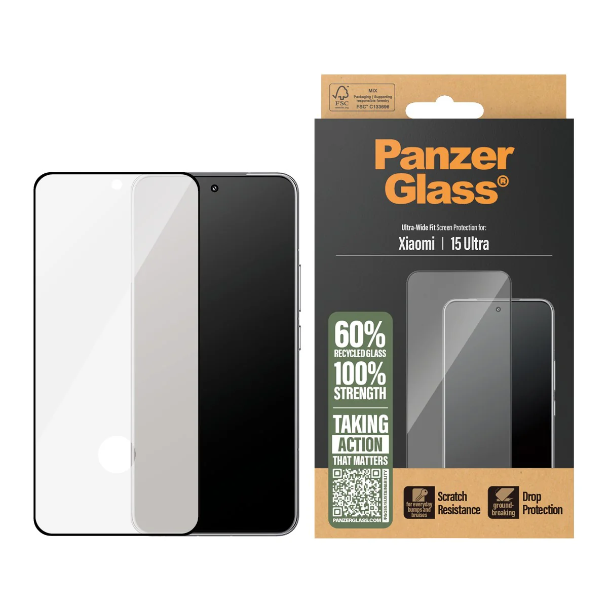 PanzerGlass® Screen Protector Xiaomi 15 Ultra | Ultra-Wide Fit - Image 2