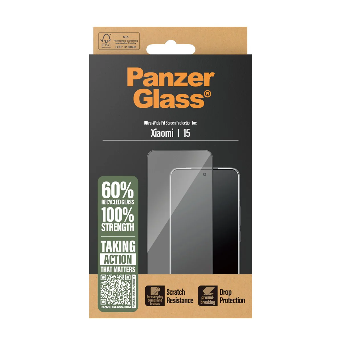 PanzerGlass® Screen Protector Xiaomi 15 | Ultra-Wide Fit - Image 3