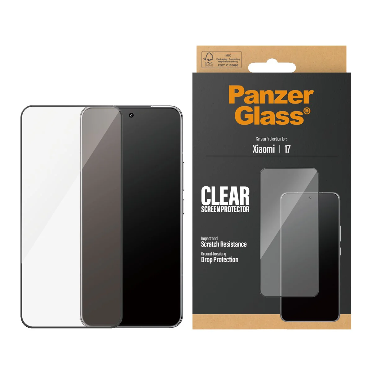 PanzerGlass® Screen Protector Xiaomi 17 | Ultra-Wide Fit - Image 2