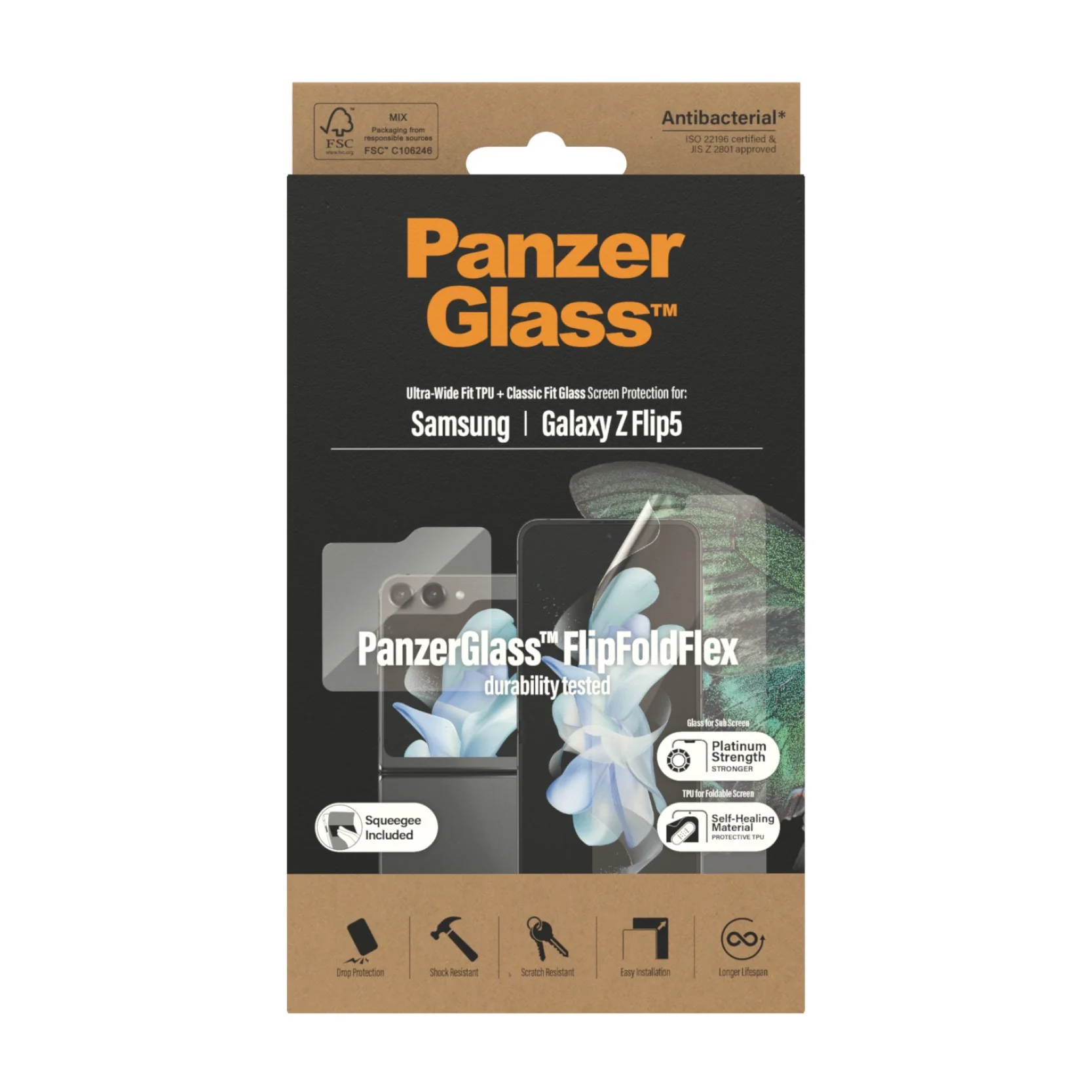 PanzerGlass® Screen Protectors Samsung Galaxy Z Flip 5G | Glass & Film - Image 3
