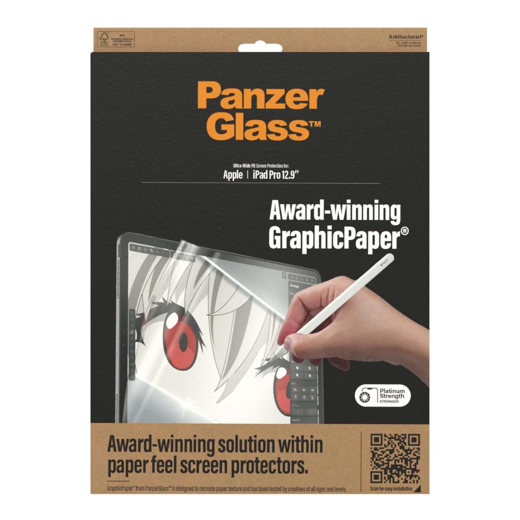 PanzerGlass® GraphicPaper® Screen Protector iPad Pro 12.9'' (2018-2022) | Ultra-Wide Fit - Image 3