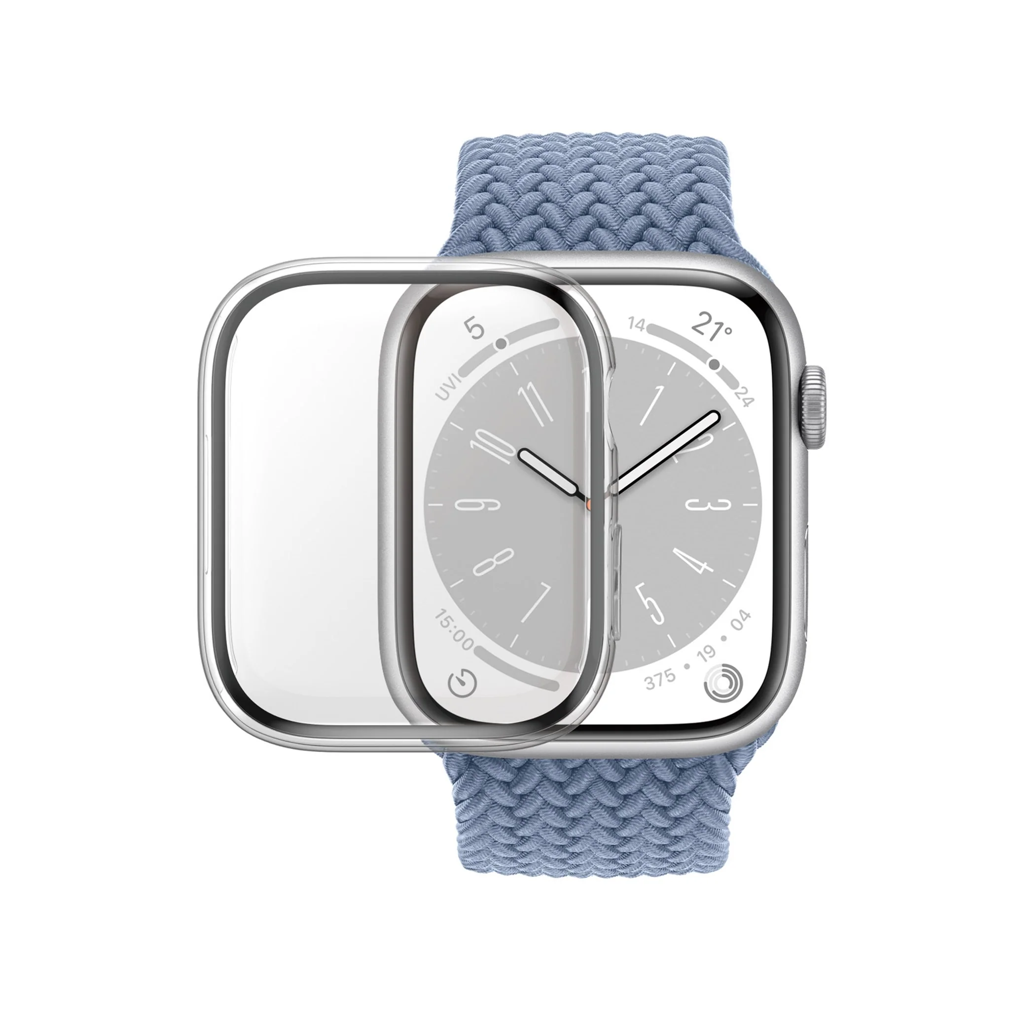 PanzerGlass® Full body Case Apple Watch Series 9 | 8 | 7 | 41mm | Transparent - Image 11