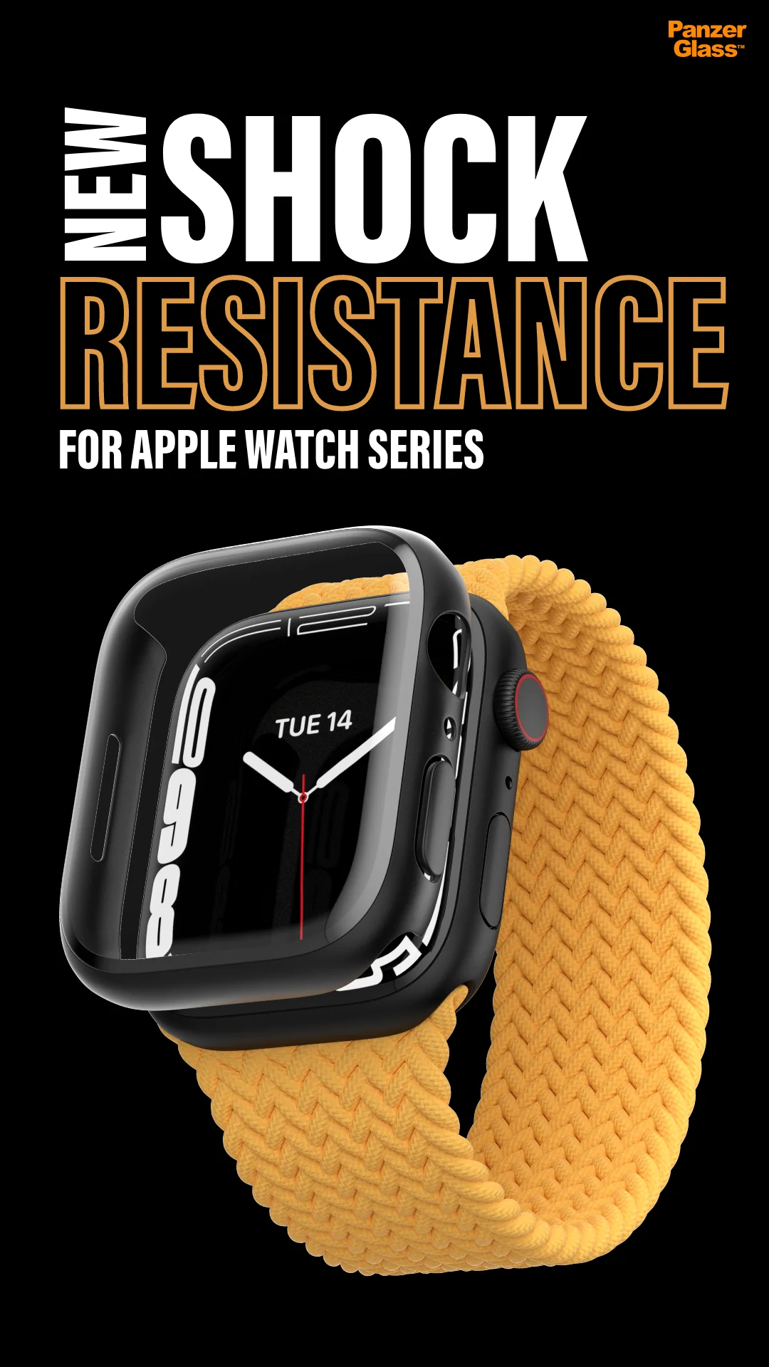 PanzerGlass® Full body Case Apple Watch Series 9 | 8 | 7 | 41mm | Transparent - Image 3