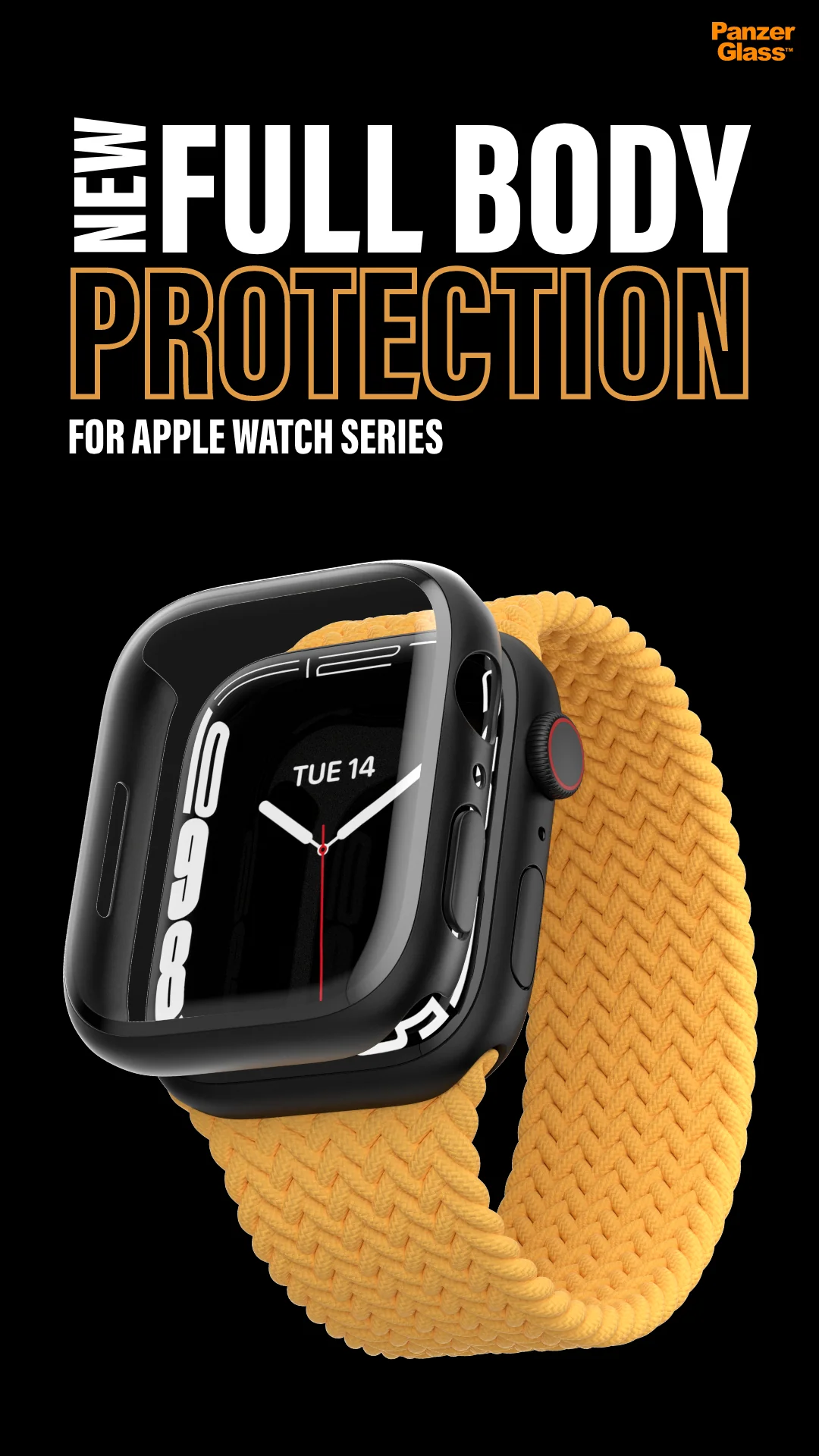 PanzerGlass® Full body Case Apple Watch Series 9 | 8 | 7 | 41mm | Transparent - Image 4