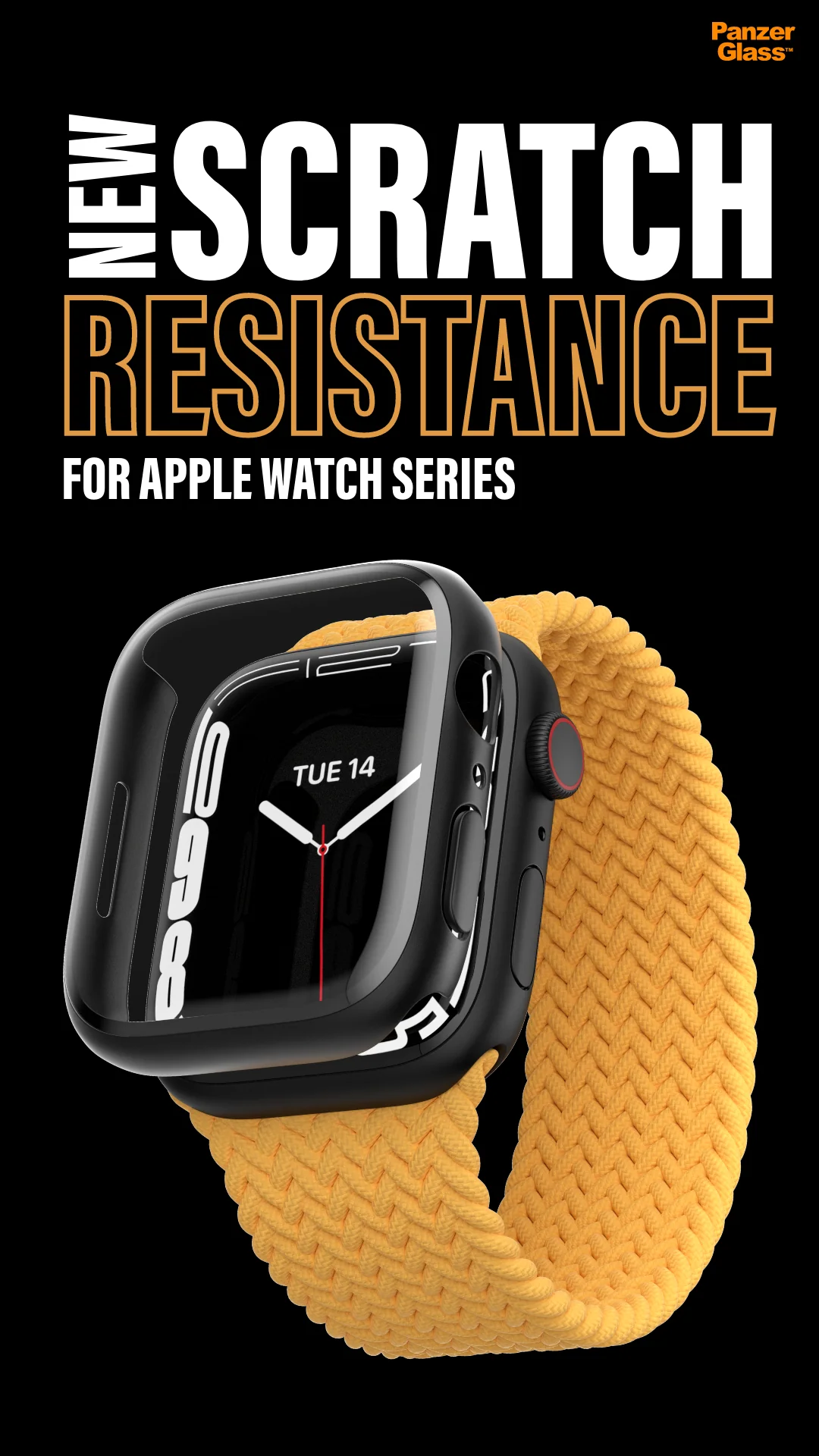 PanzerGlass® Full body Case Apple Watch Series 9 | 8 | 7 | 41mm | Transparent - Image 5